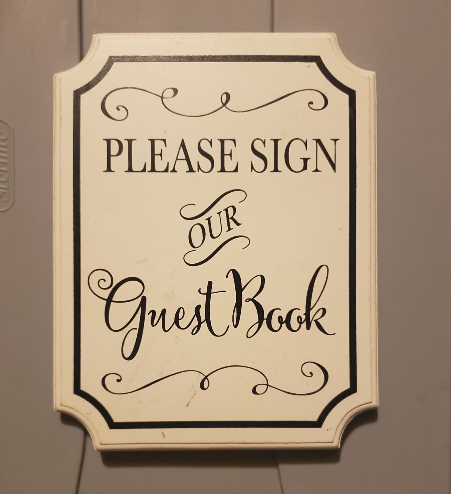 Please Sign Our Guest Book Sign - Image 1