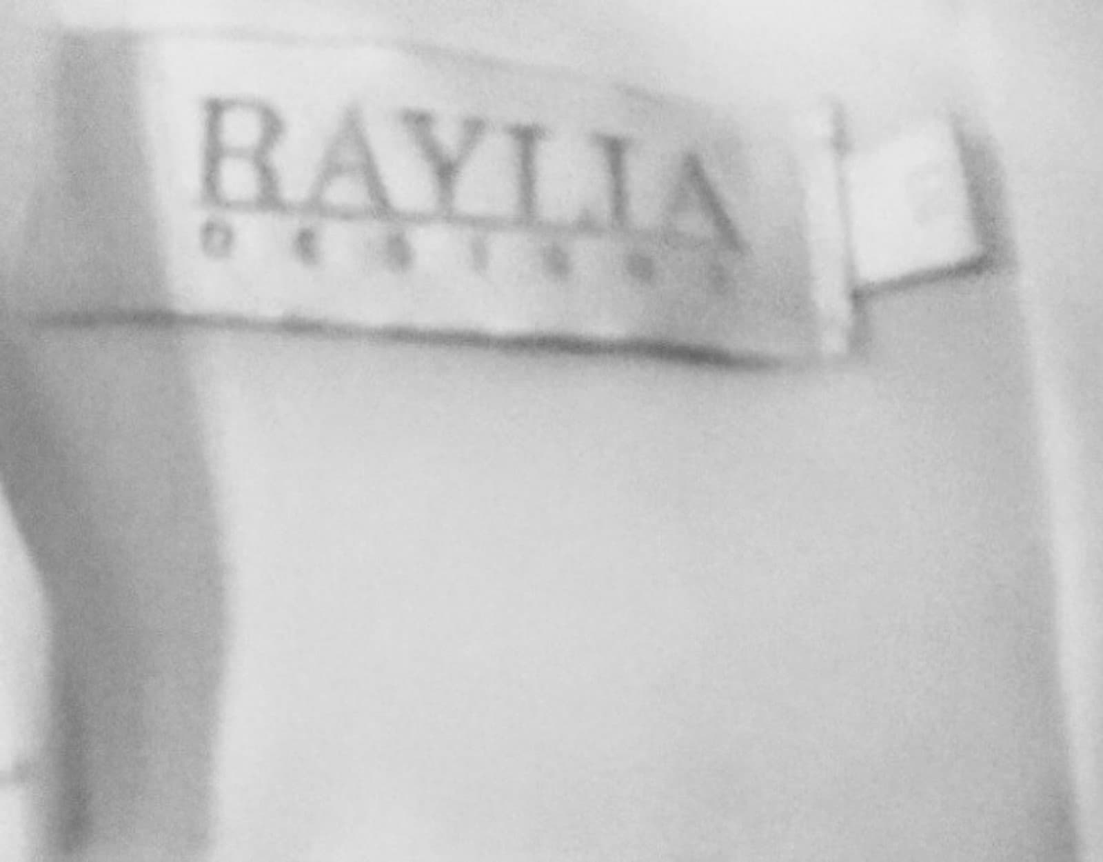 Raylia Wedding Dress. White Silver Color - Thumbnail 8