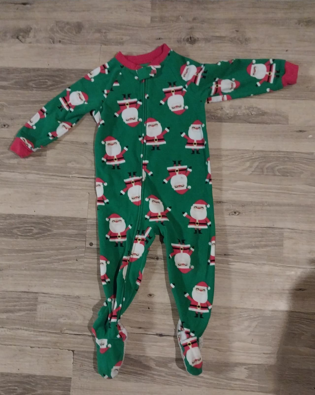 Baby Boy Size 24 Months Christmas Blanket Sleeper - Thumbnail 2
