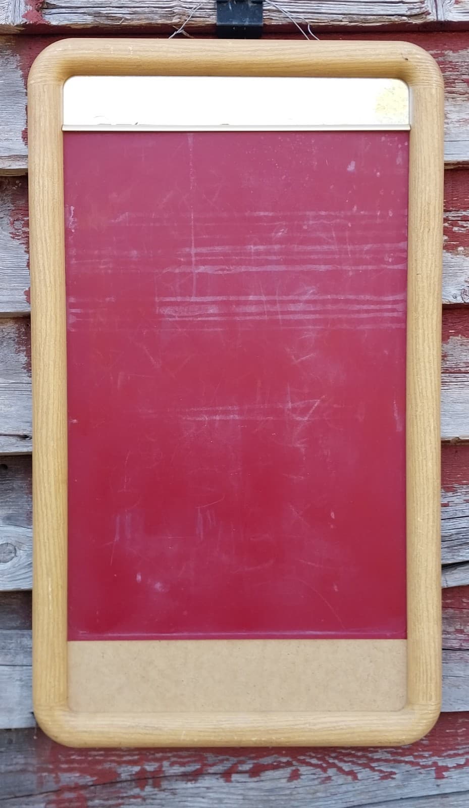 Anheuser Busch, Inc. Vintage Chalk Board (Dec 10,1986) With Small Mirror at Top - Thumbnail 2
