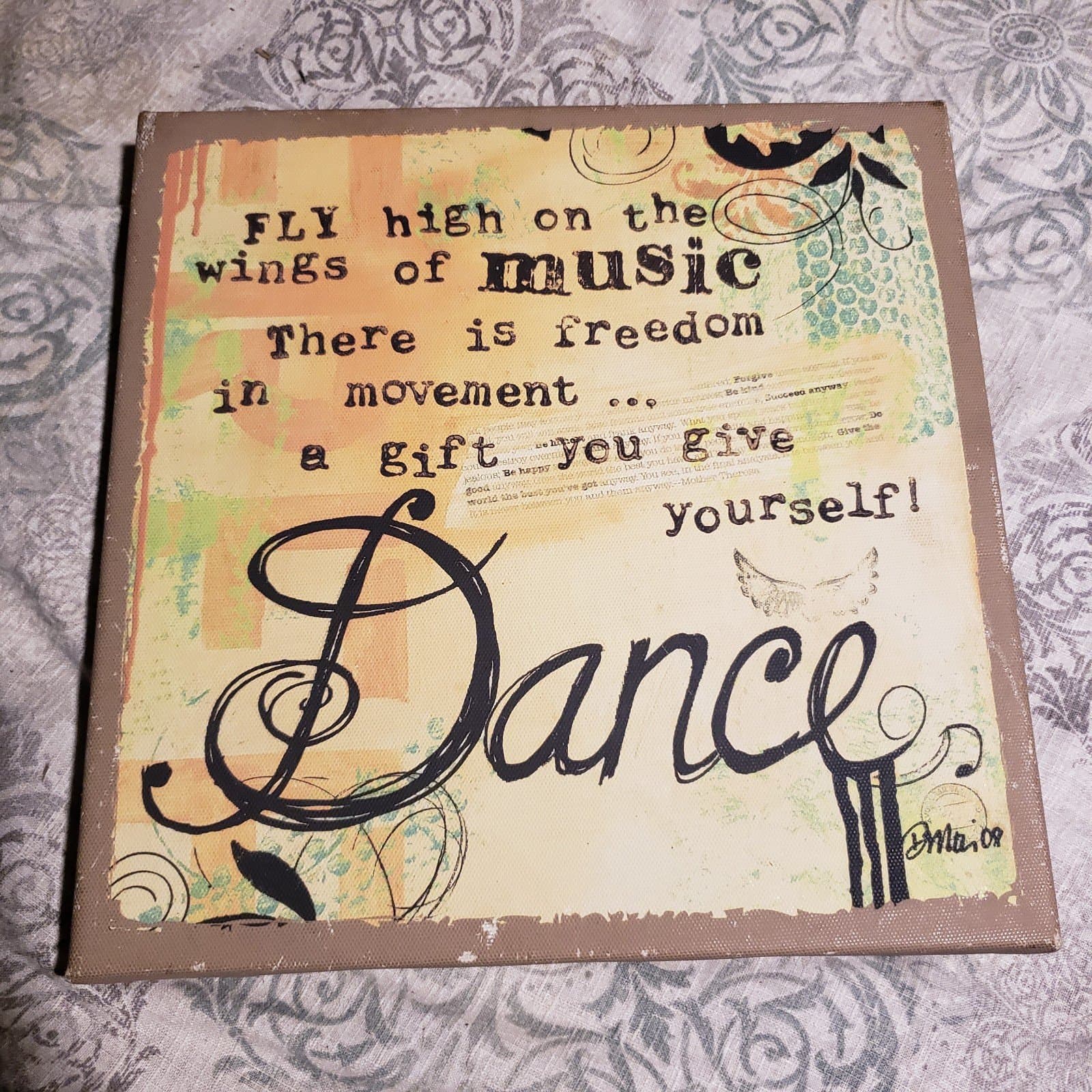 Dance Wall Sign - Image 1