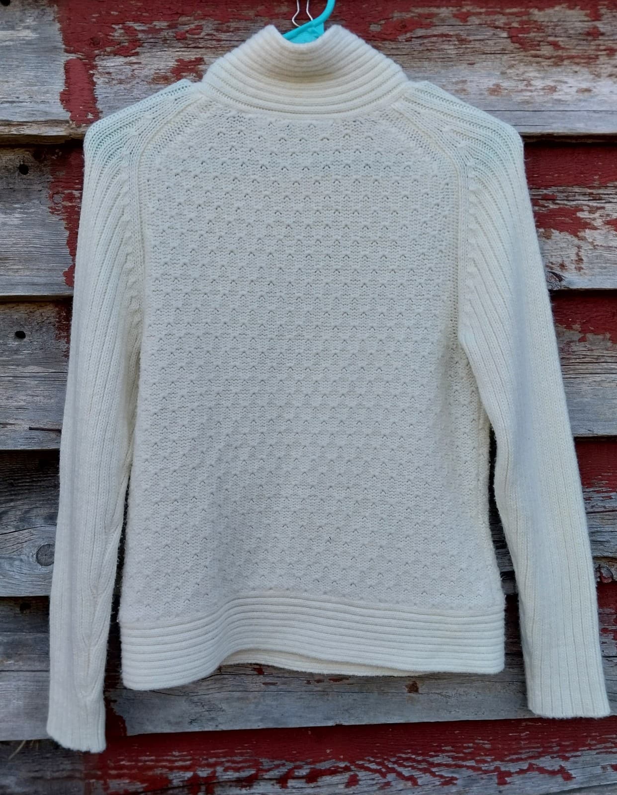 Sweater cream colored. Size Small - Thumbnail 2
