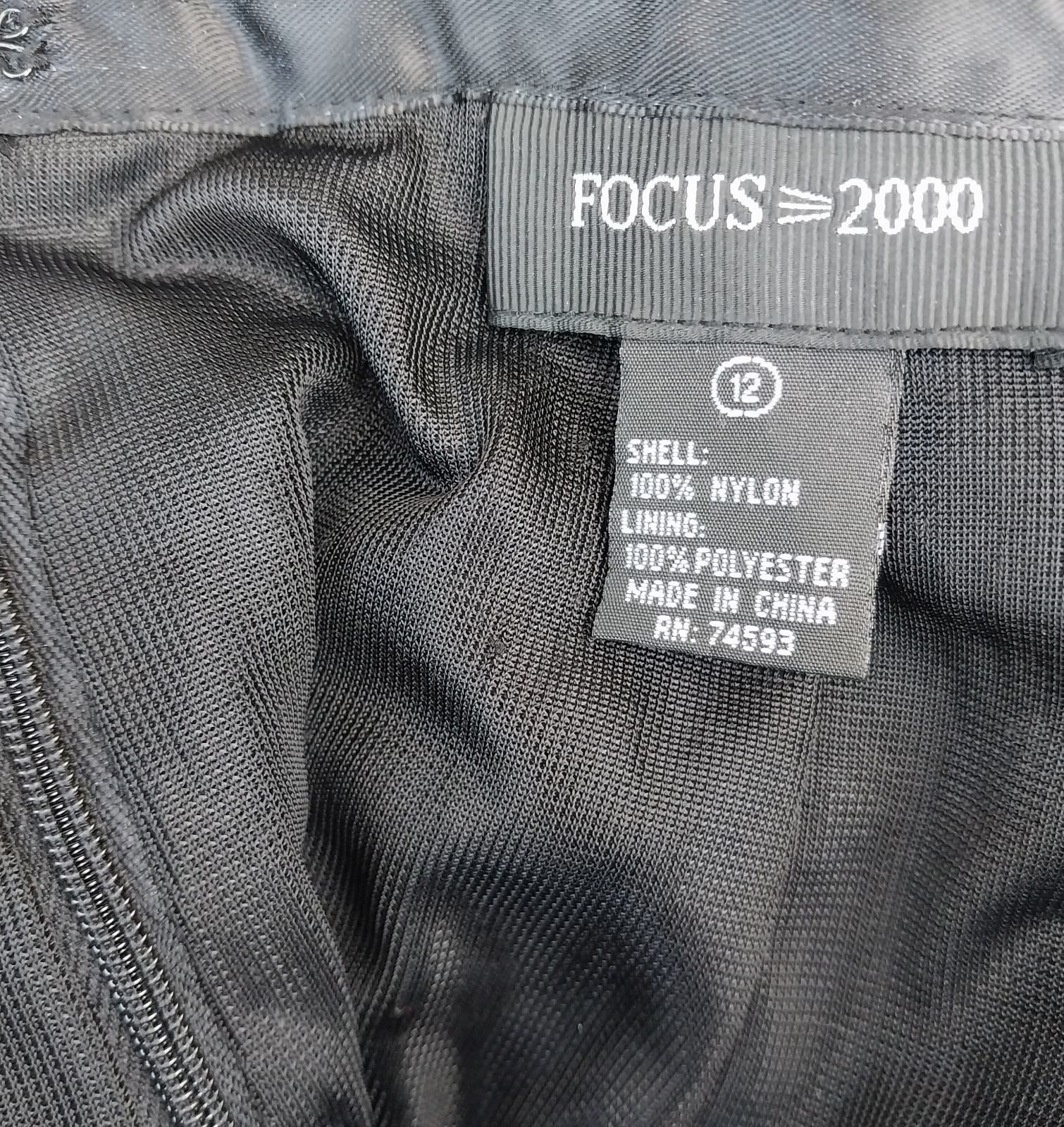 Focus 2000 Black Lace Skirt. Size 12 - Thumbnail 5