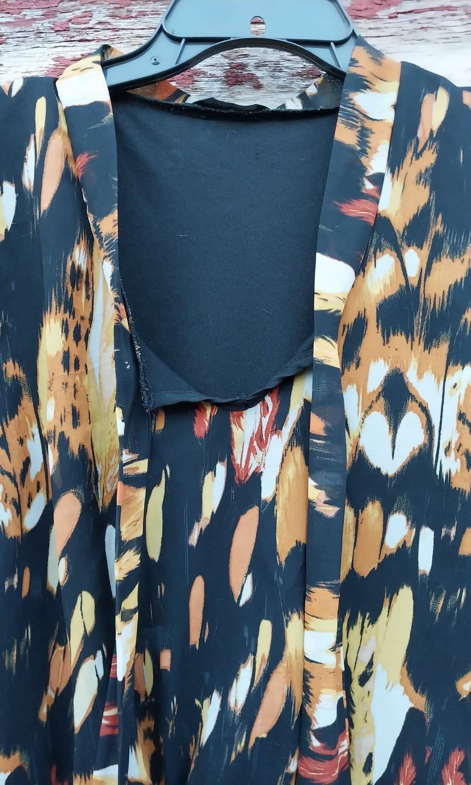 Internacionale Multi Neutral Colored Dress. Size 16 - Thumbnail 4