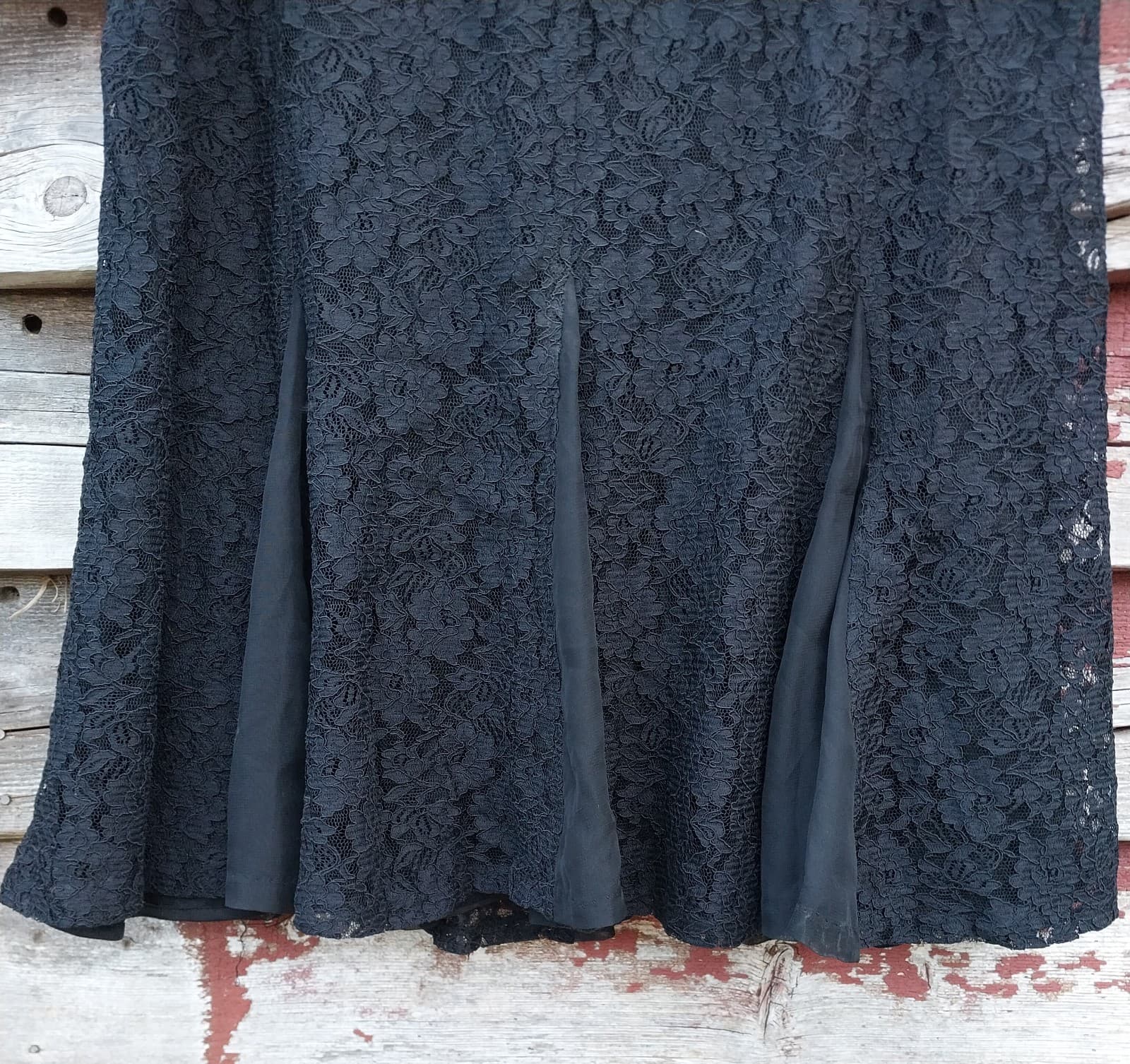 Focus 2000 Black Lace Skirt. Size 12 - Thumbnail 2