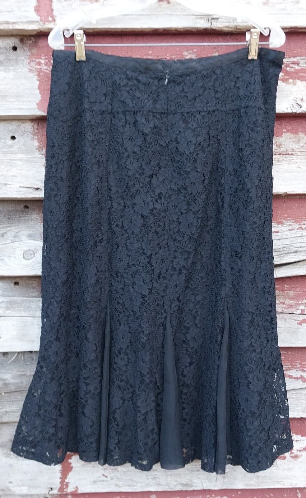 Focus 2000 Black Lace Skirt. Size 12 - Thumbnail 3