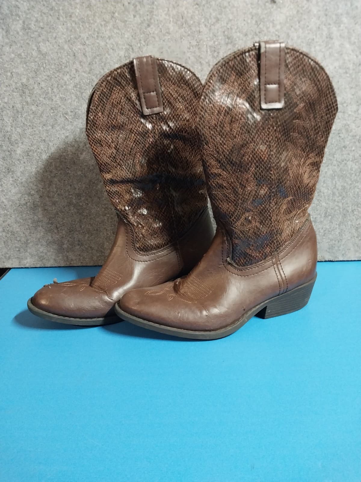 RAMPAGE WALDEN BROWN WOMENS BOOTS SIZE 7 M #300301 WESTERN COWBOY - Image 1
