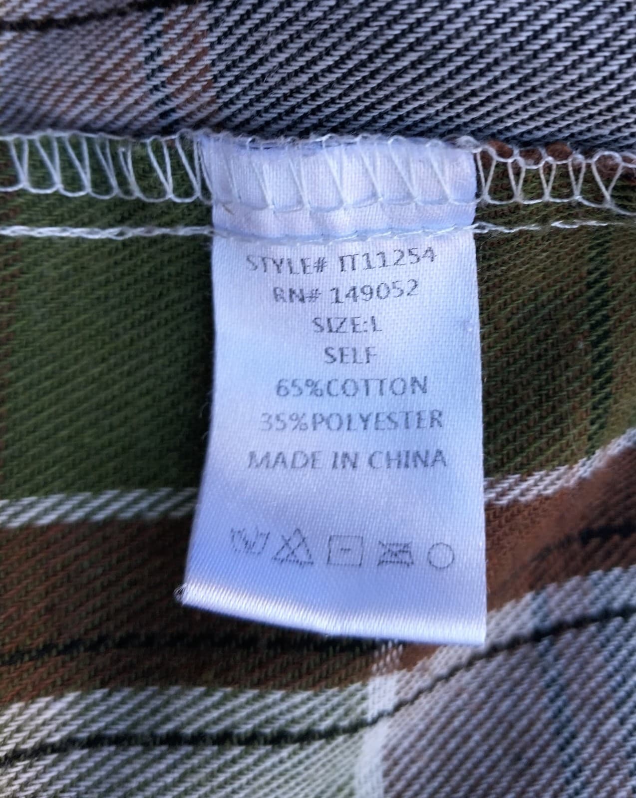 Fashion Nova Womens Everglades Plaid Shirt Green Button Down Oversized Large - Thumbnail 5