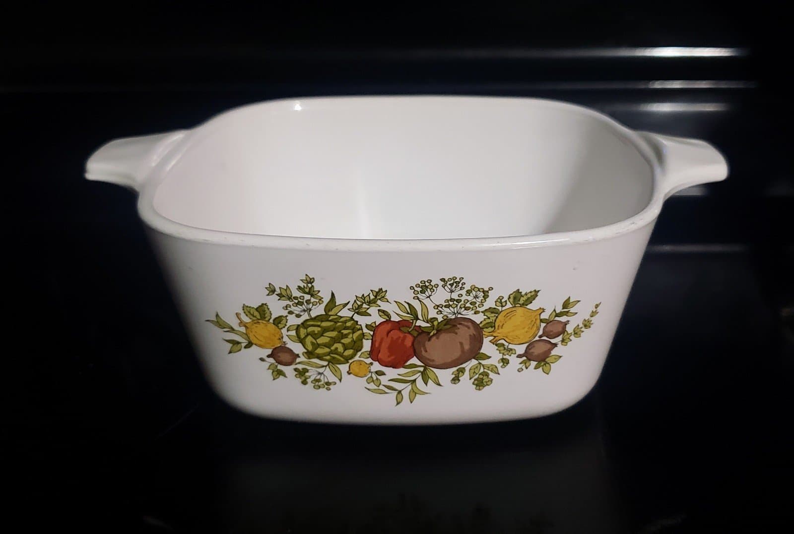 Vintage Corning Ware CASSEROLE DISH 2 3/4 Cup 5" Spice of Life Pan - Image 1