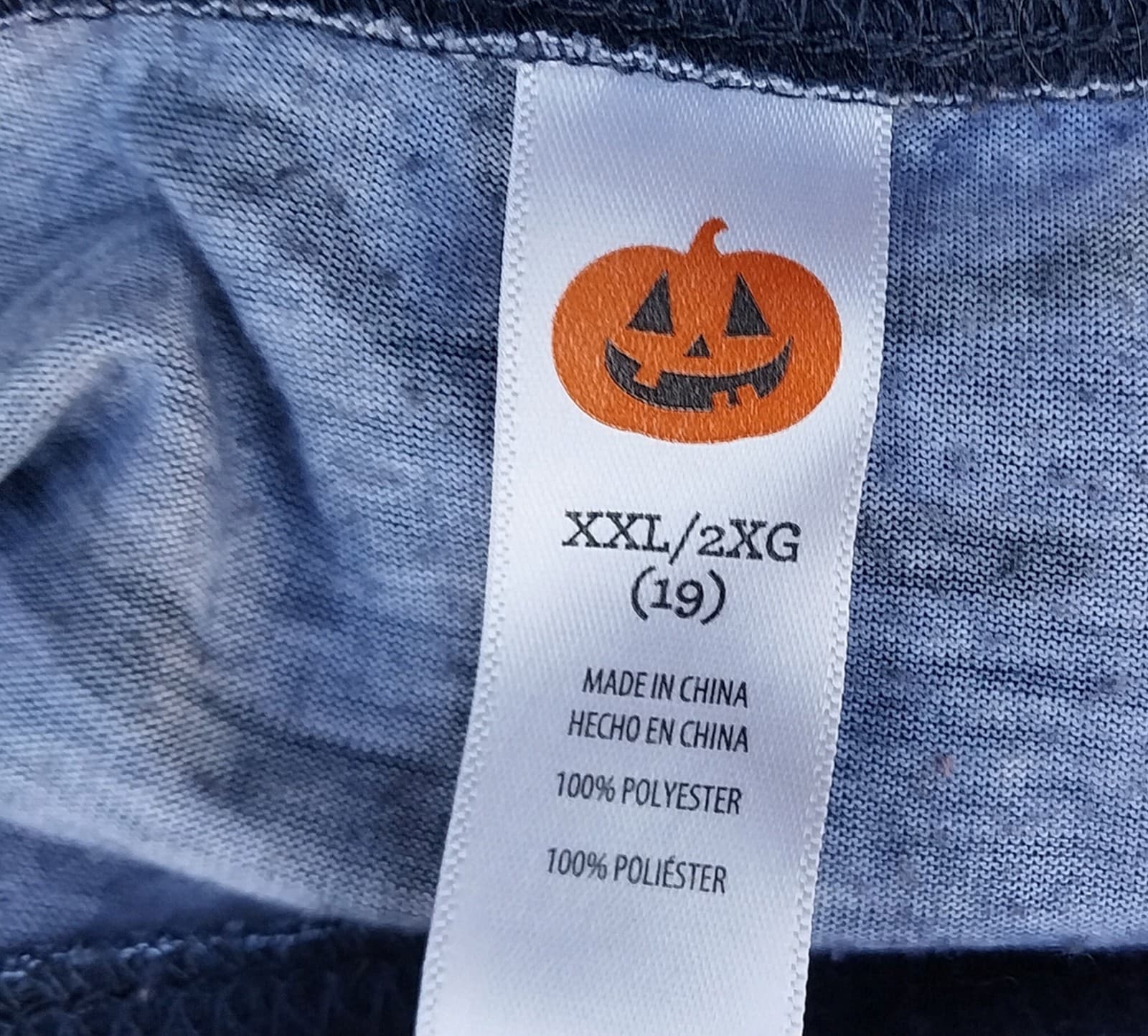 Halloween Bride & Groom Skeleton Couple Full Moon & Graveyard Shirt. Youth XXL - Thumbnail 3