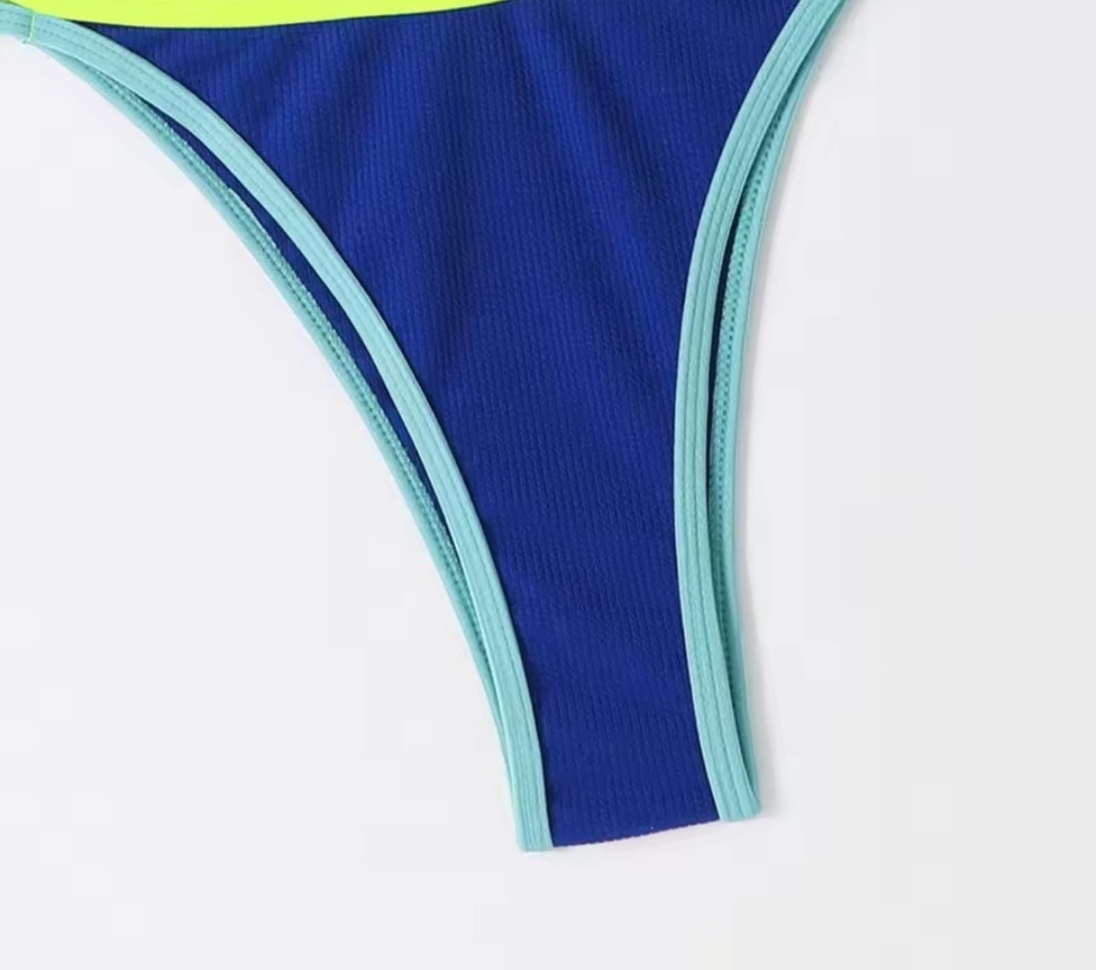 Shein Blue & Yellow Bikini - Thumbnail 3