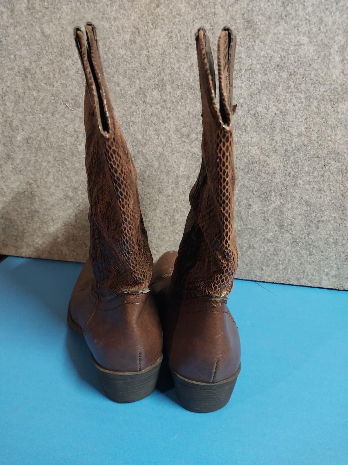 RAMPAGE WALDEN BROWN WOMENS BOOTS SIZE 7 M #300301 WESTERN COWBOY - Thumbnail 4