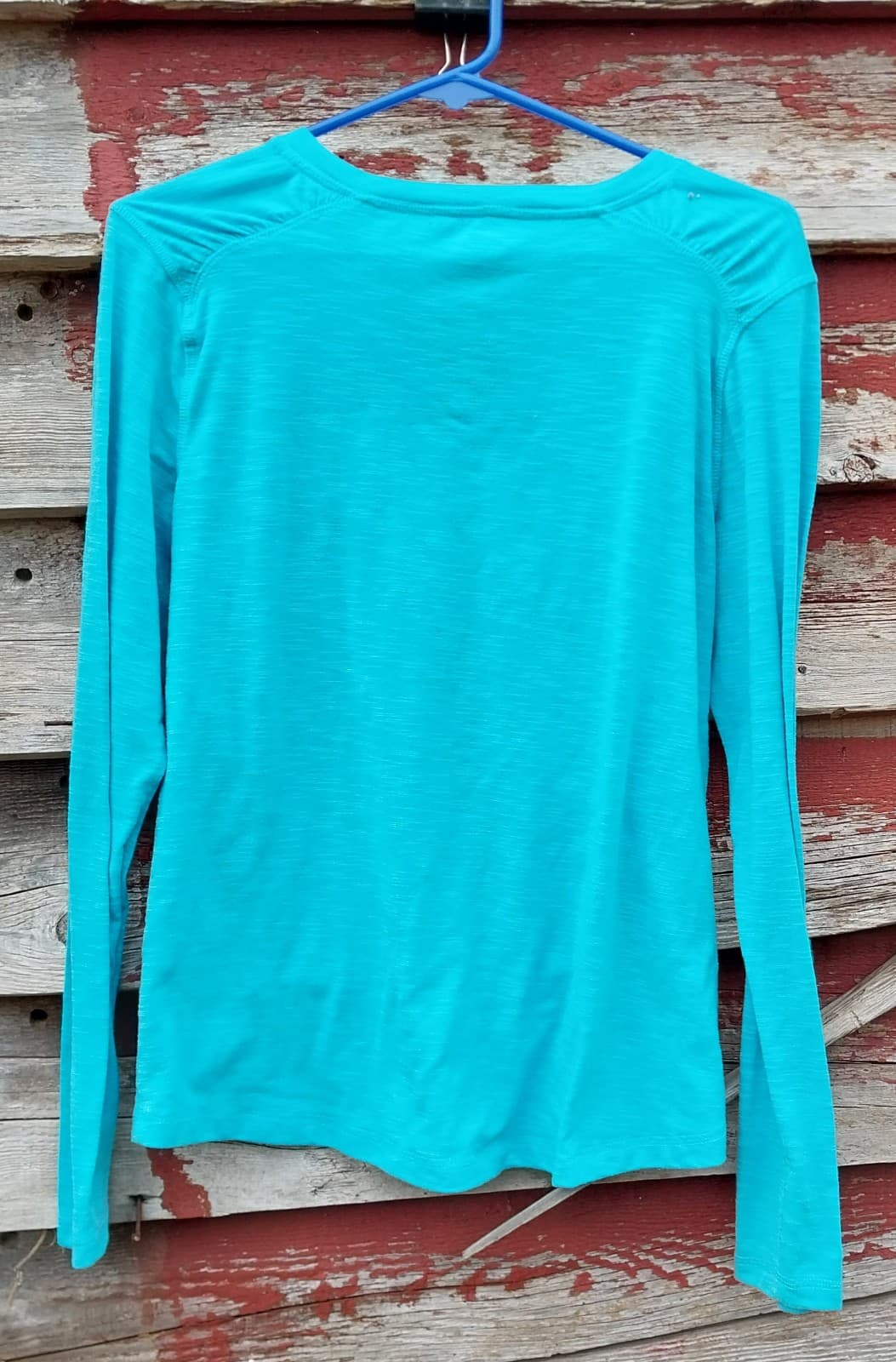 BCG Top Women's Light Blue Long Sleeve Shirt - Thumbnail 2
