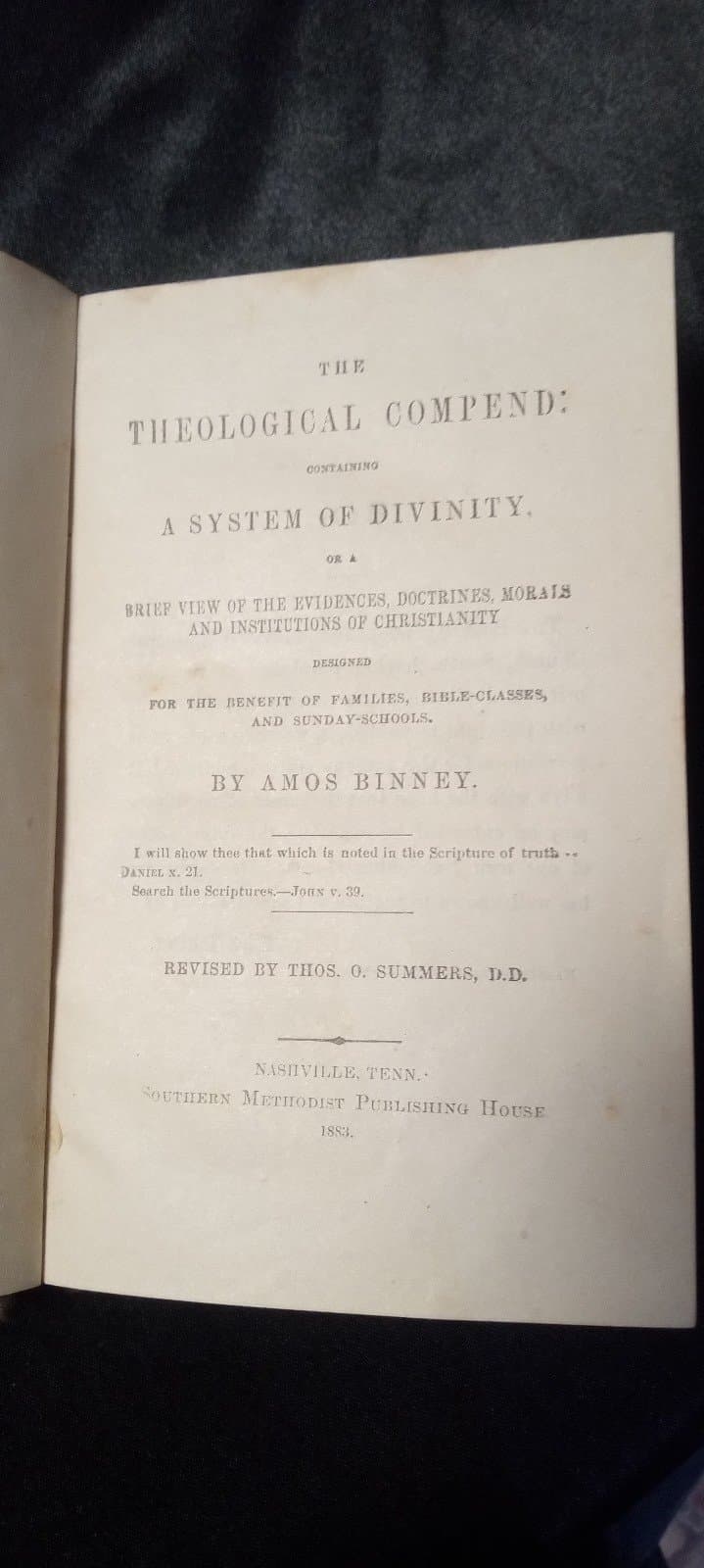 Book1844 Theological Compend Rev. Amos Binney - Thumbnail 3