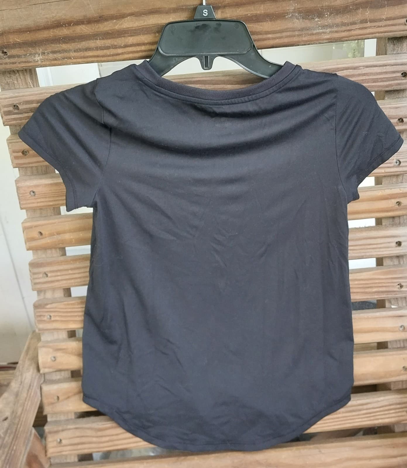 Champion Girls Black T-Shirt. Size Medium (10/12) - Thumbnail 2