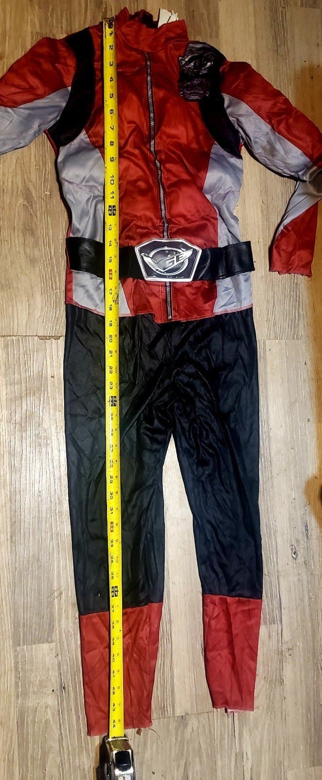 Power Ranger Red Costume (no mask) - Thumbnail 3