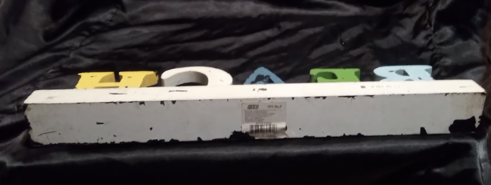 Rustic Multicolored Standing "Beach" Sign/Plaque - Thumbnail 4