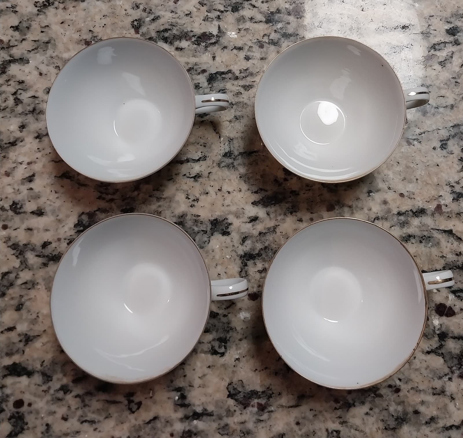 4 Summit Golden Wheat Fine China Coffee/Tea Cups. Made in Japan - Thumbnail 3