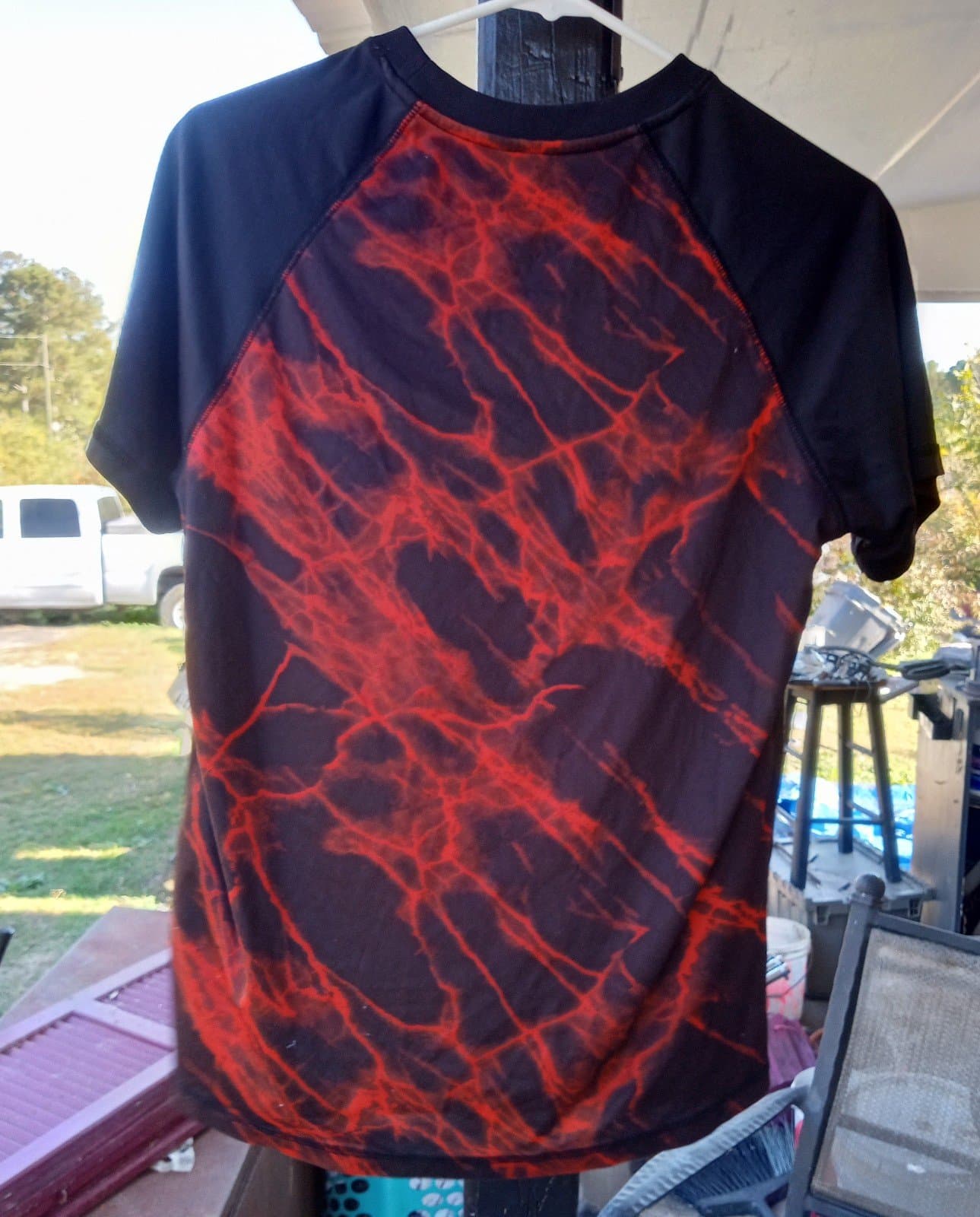 DC Comics Flash Gordon Boy's Large T-Shirt W/ Lightening Flashes & Bolt - Thumbnail 3