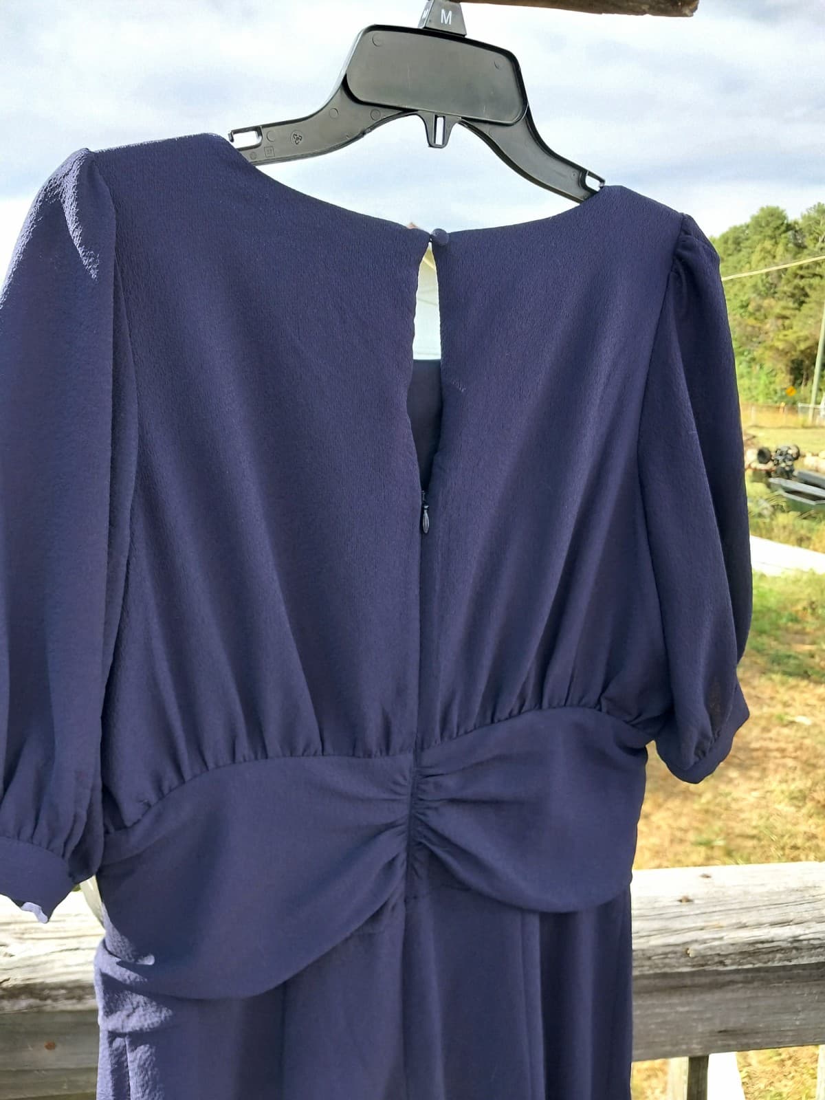Express New Navy Blue Dress. Size Large - Thumbnail 4