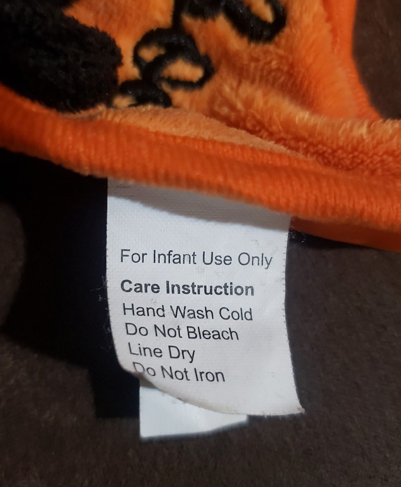 Babies Halloween Bibs "My First Boo" Black Gold And Orange - New - Thumbnail 3