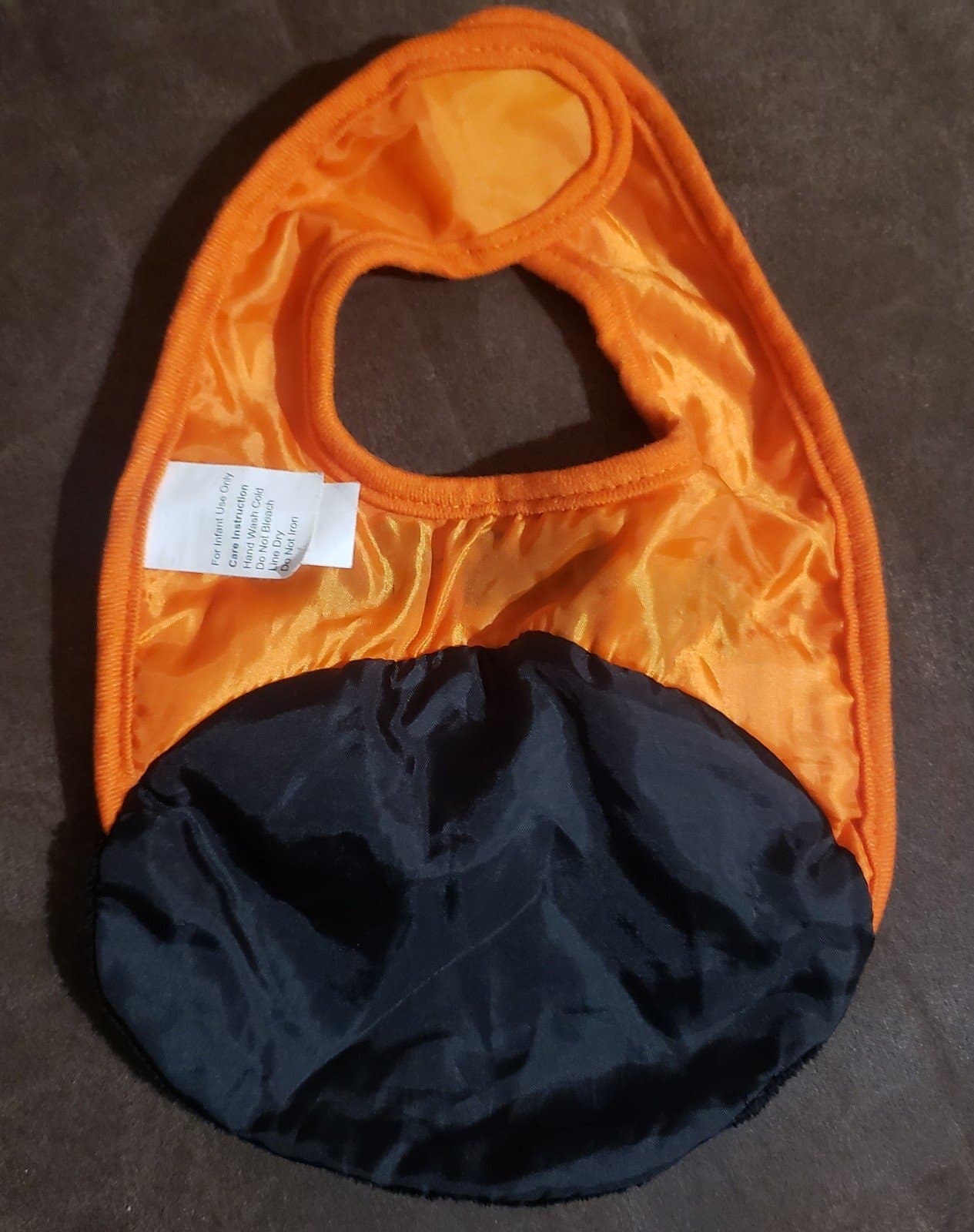 Babies Halloween Bibs "My First Boo" Black Gold And Orange - New - Thumbnail 2