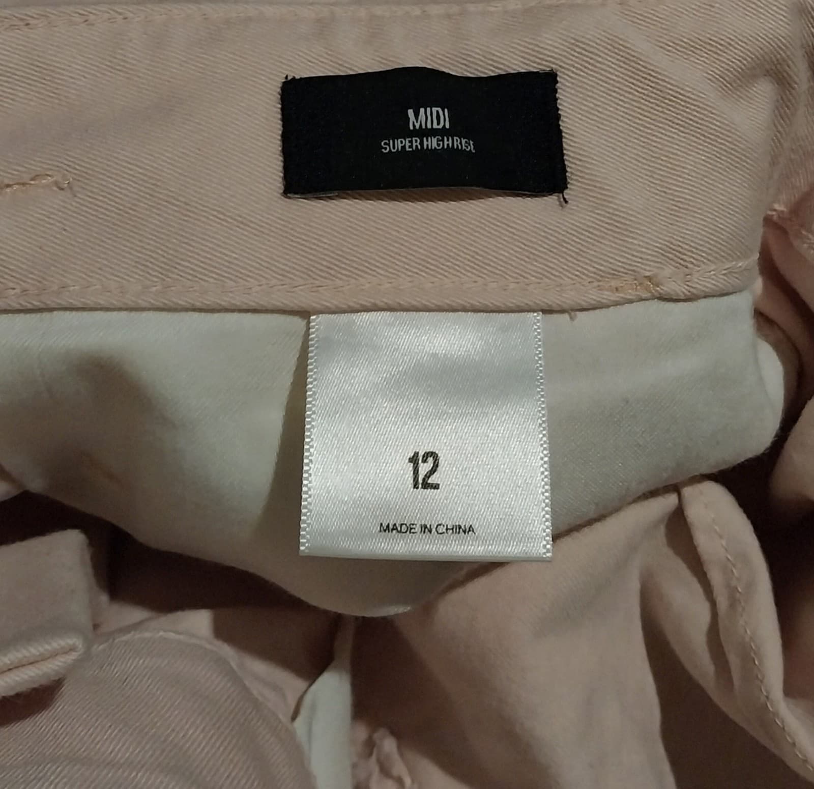 Express Womens Extreme High Rise Flat Front Belt Light Pink Shorts Size 12 - Thumbnail 8