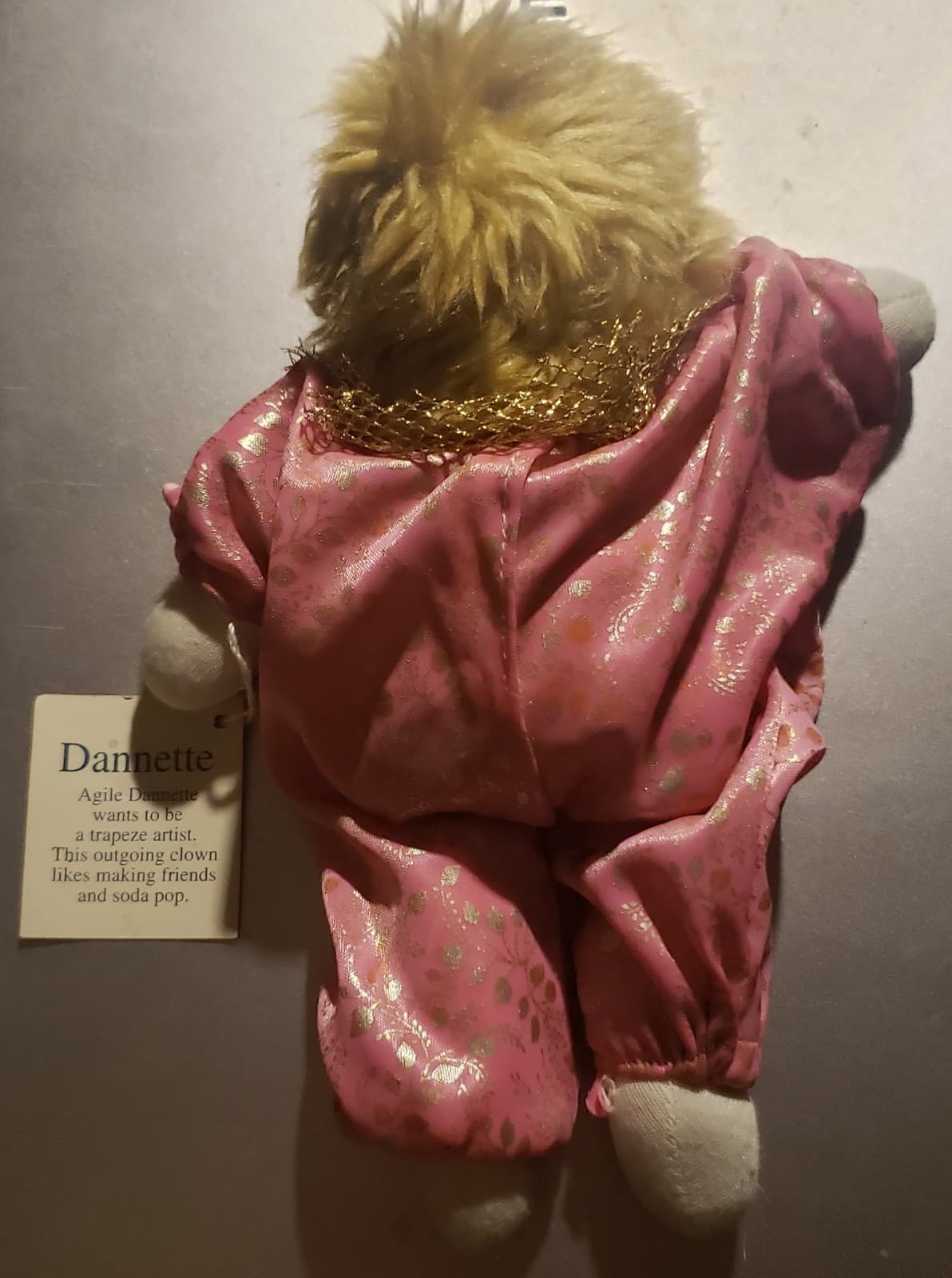 Clown Doll Dannette by Classic Treasures 9" Tall - Thumbnail 2