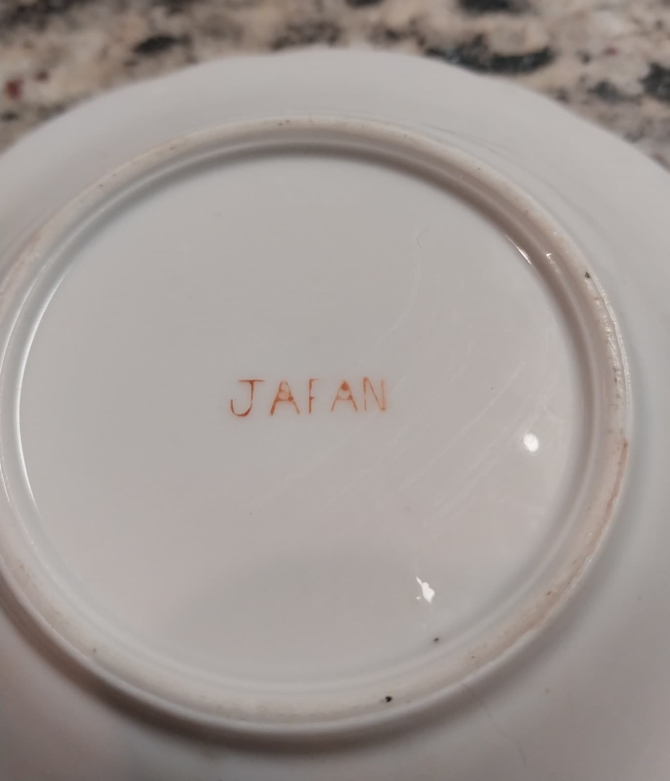 Vintage Japan, From The 1970s. Small Plate Measures About 4.5" Diameter. - Thumbnail 3