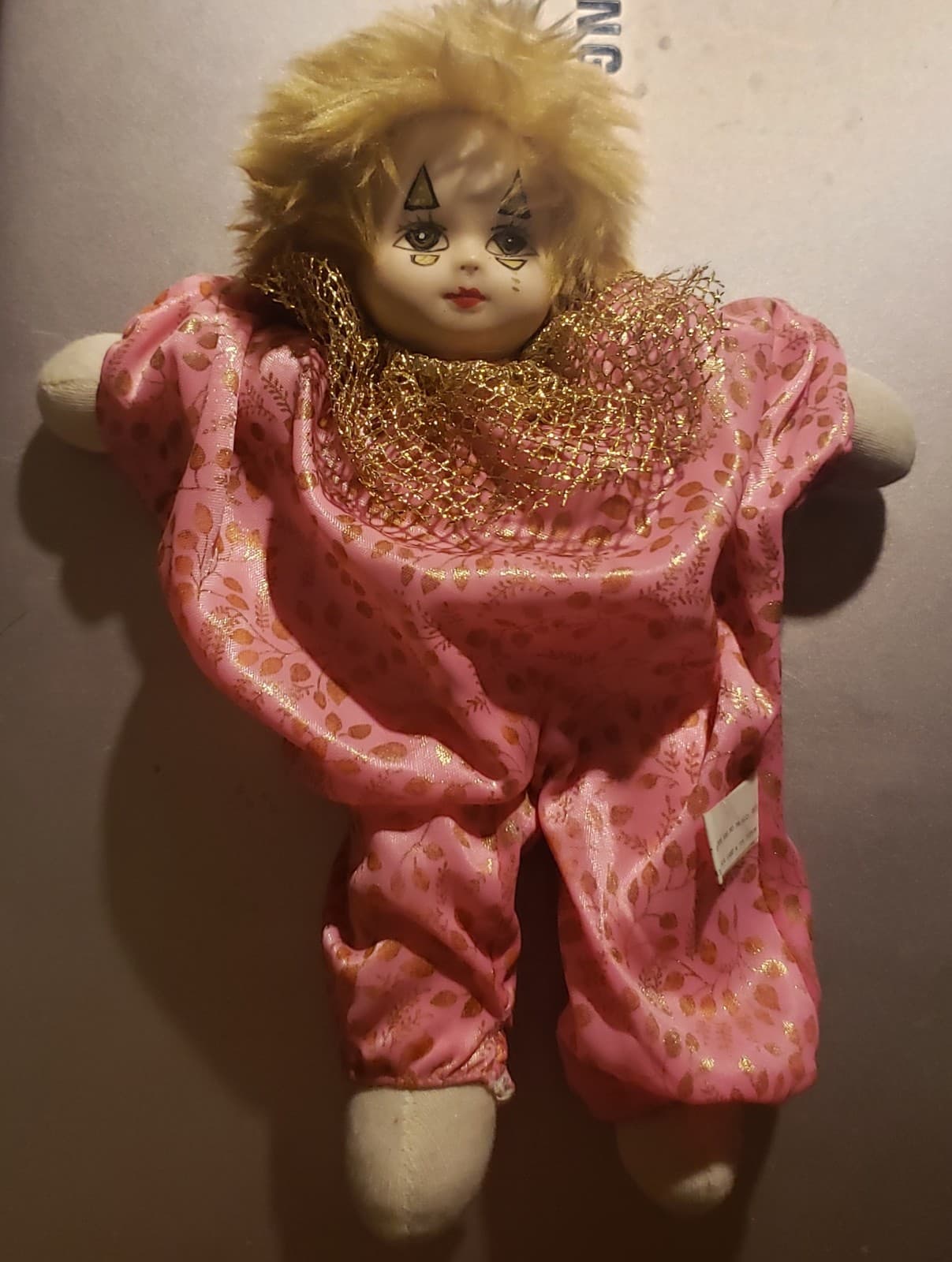 Clown Doll Dannette by Classic Treasures 9" Tall - Image 1