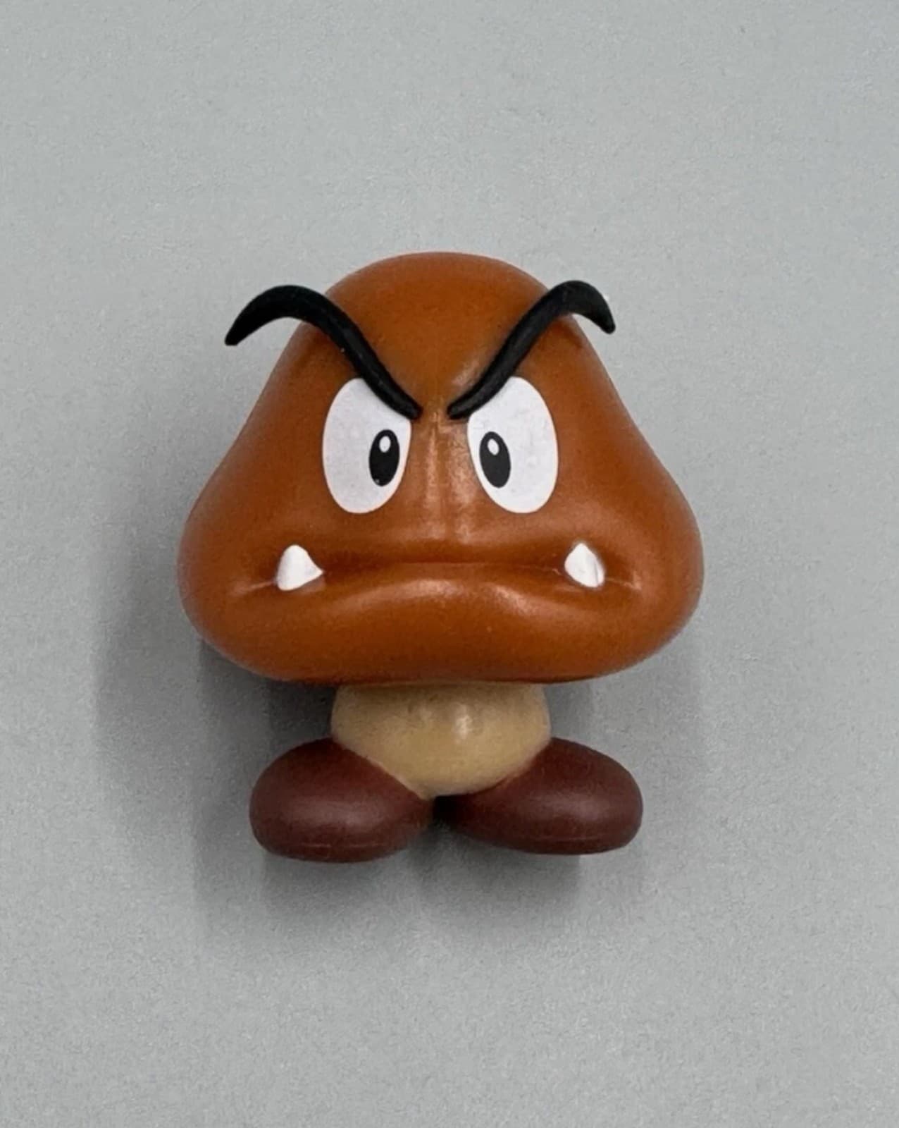 World Of Nintendo Small 1.5” Brown Goomba Mushroom Figure JAKKS - Image 1