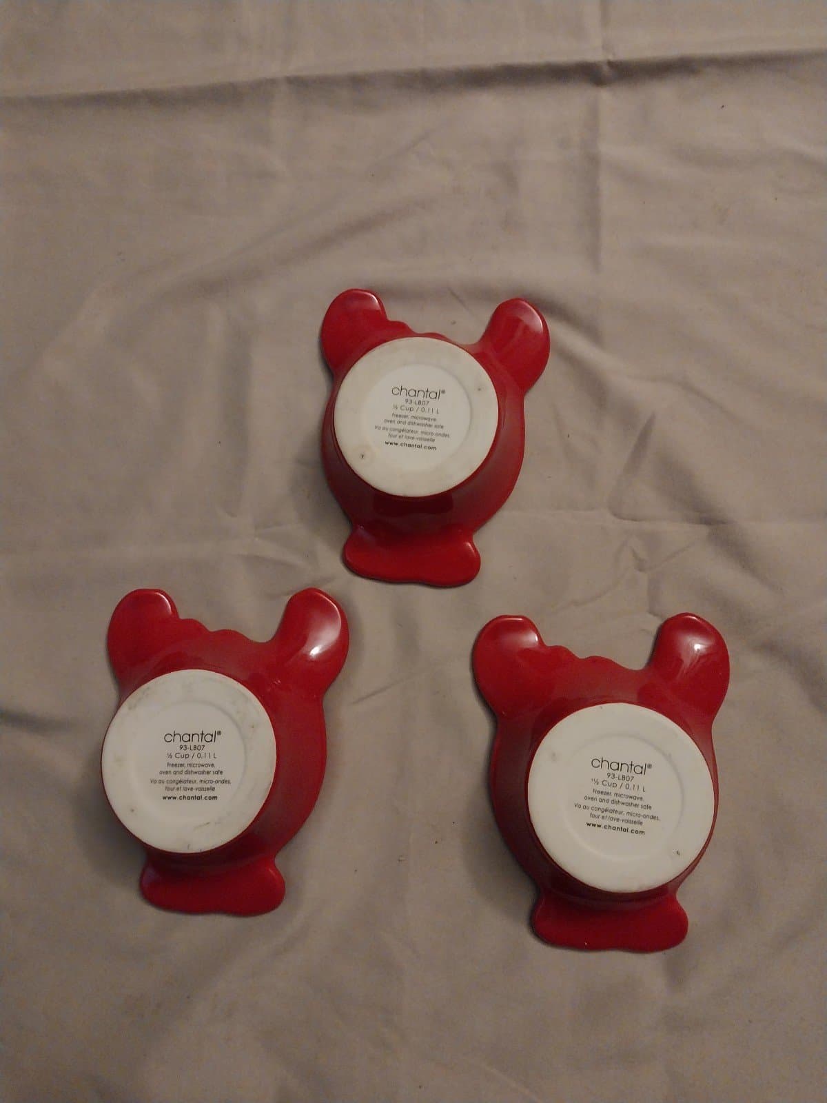 3 Chantal Ceramic Lobster Ramekin Butter Dishes - Thumbnail 2
