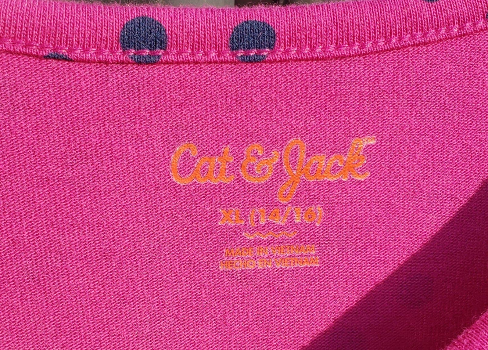 Cat & Jack Polka Dot Girls Dress. Large - Thumbnail 2