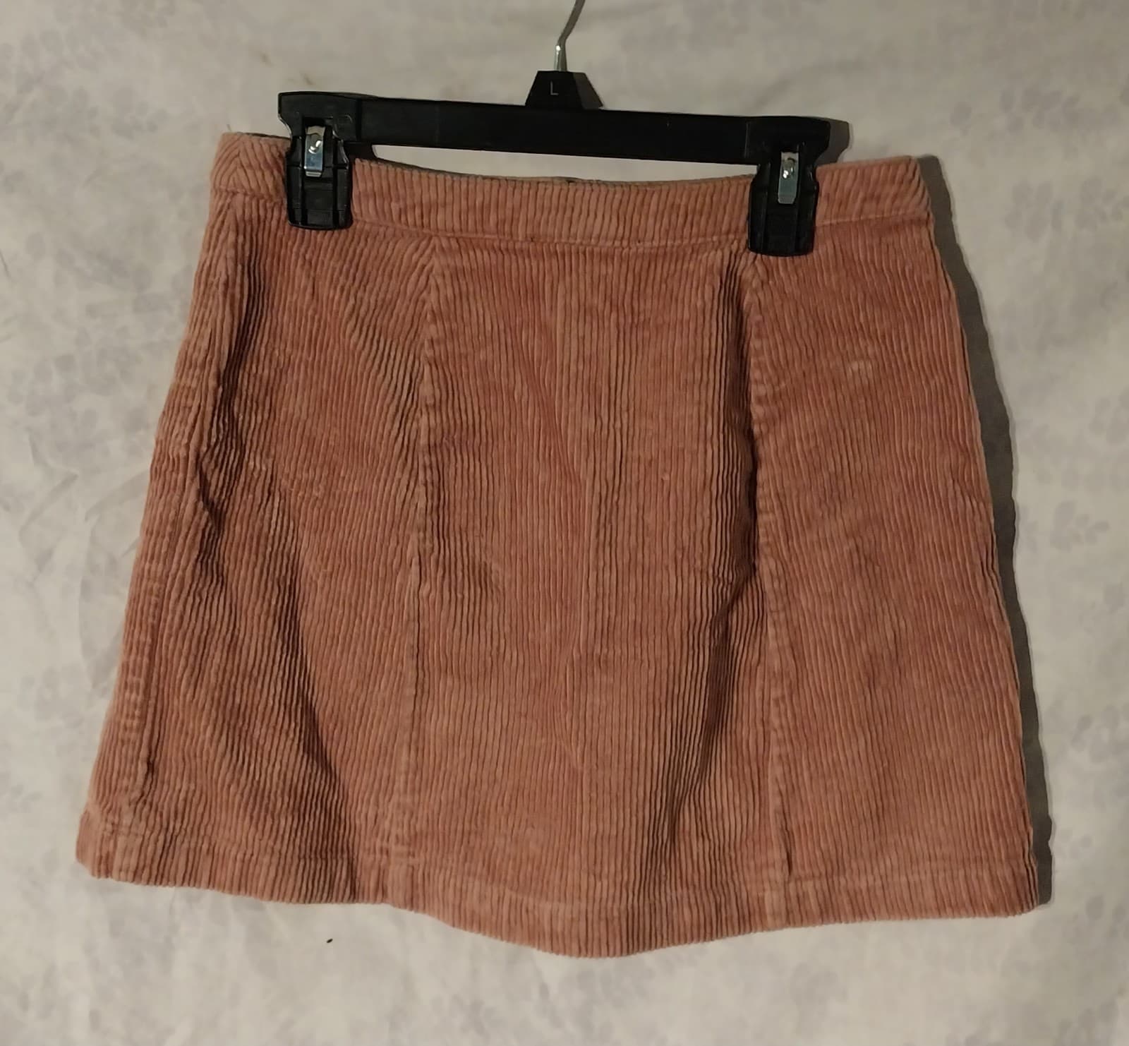 Forever 21 Women’s Button Down Corduroy Mini Skirt Dusty Rose Size Small - Thumbnail 2