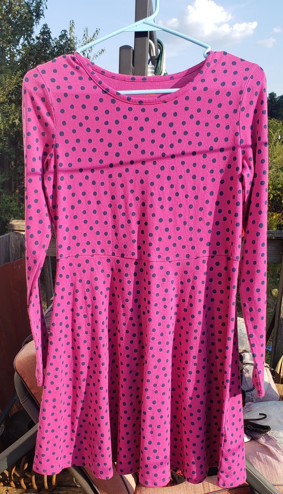 Cat & Jack Polka Dot Girls Dress. Large - Image 1