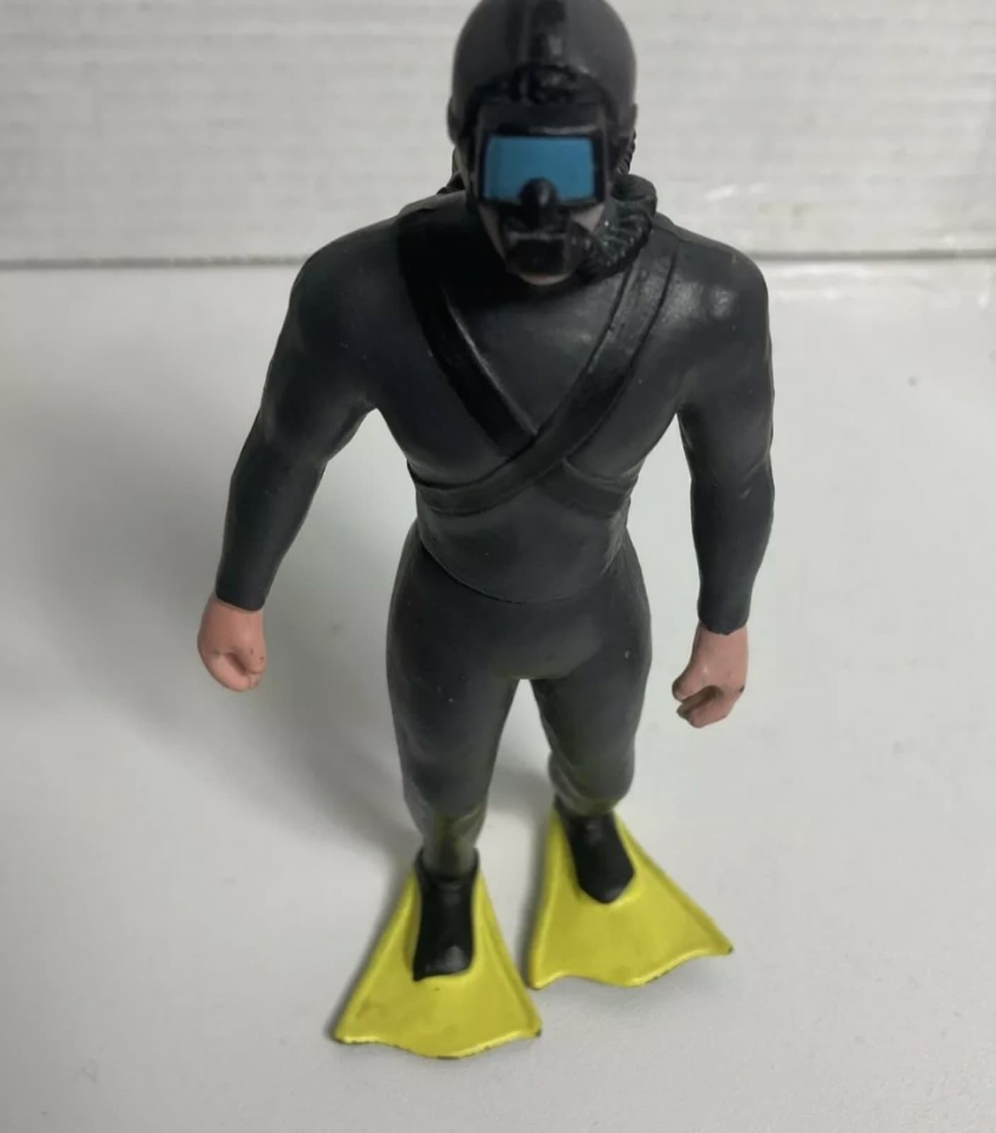 2008 K&M Scuba Diver Action Figure Toy ONLY PVC 5 1/2" Inch Tall - Image 1