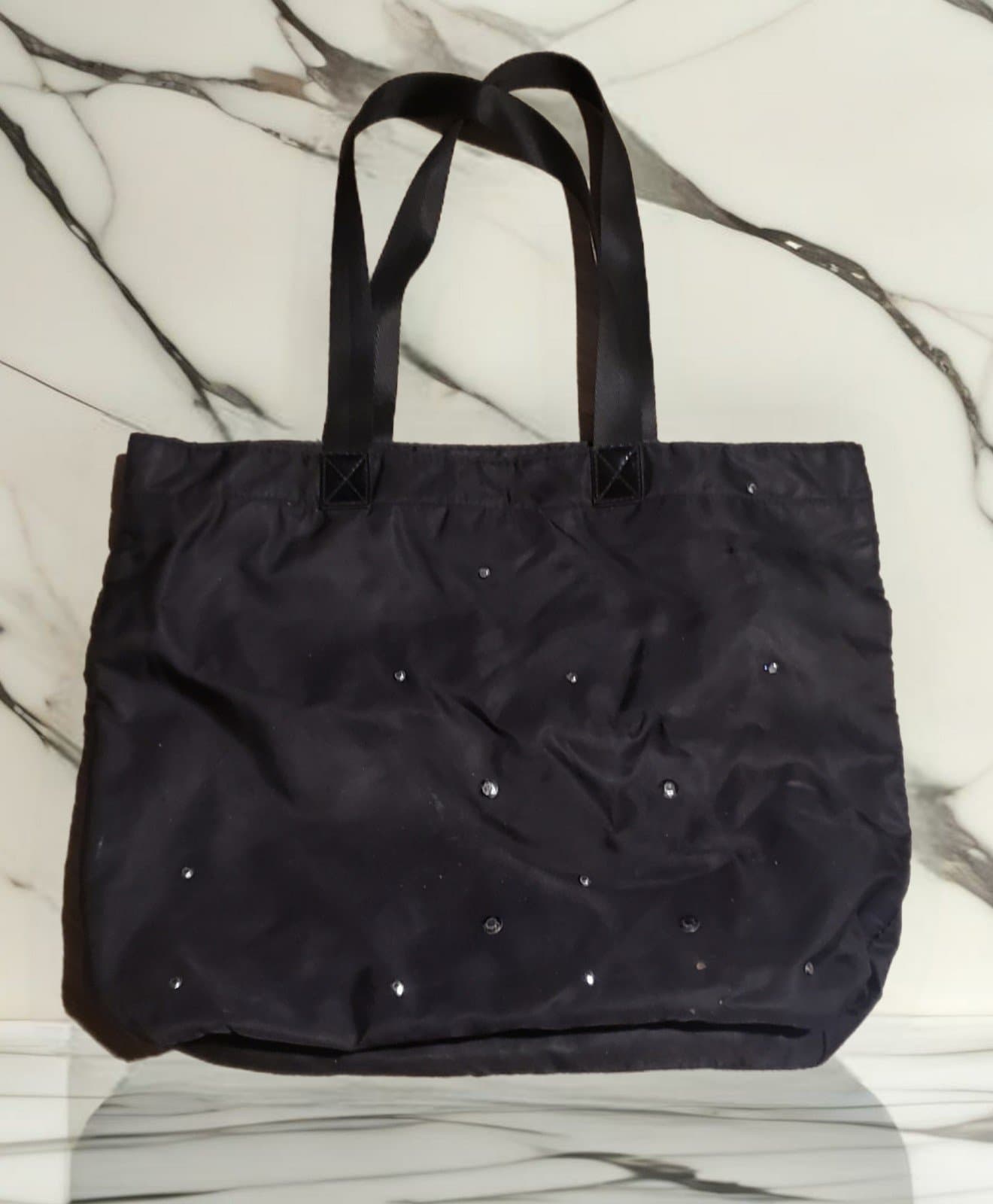 Bath & Body Works. Little Sequins on front Black Bag - Image 1