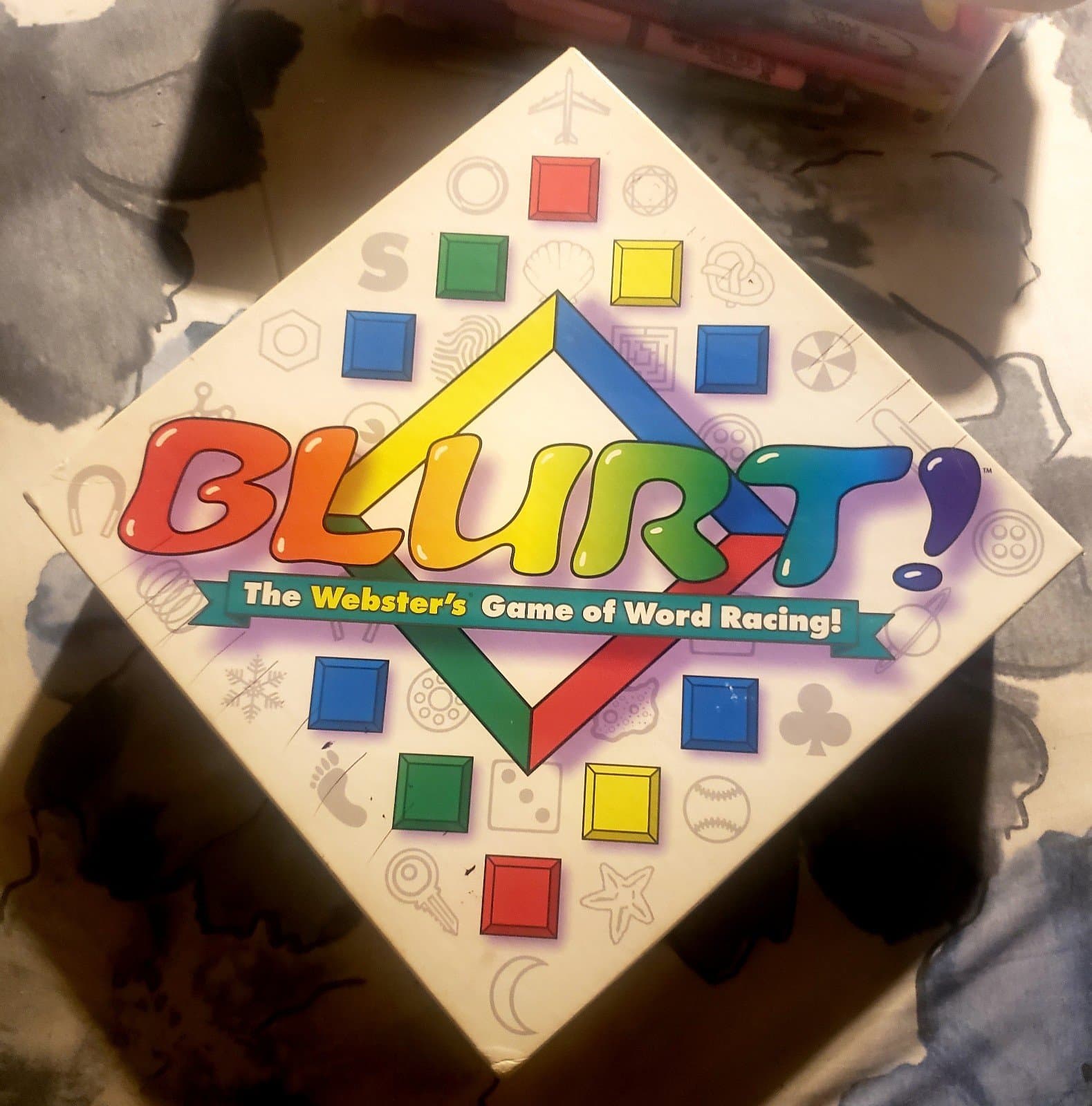 Blurt! Board Game - The Webster's Game of Word Racing! Includes Junior Version - Image 1
