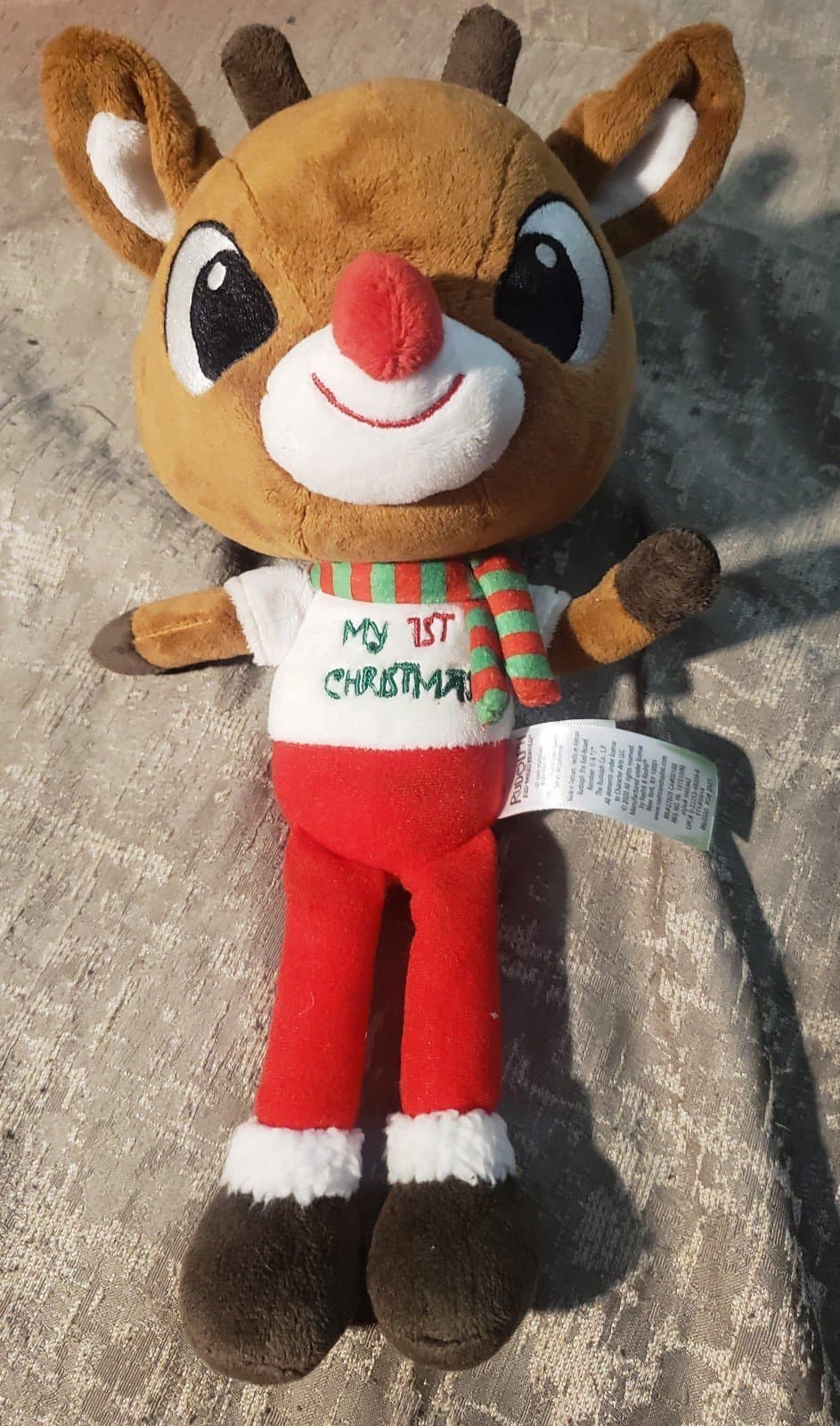 Rudolph the Red Nose Reindeer. 13". “My First Christmas”Plush. - Image 1