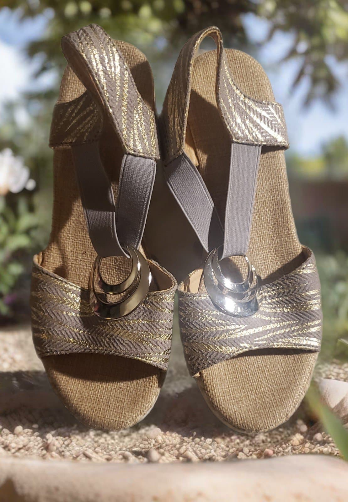 Daznico Sandals Women,Thick Soled Rope Platform Soled Roman Sandals Women's Casu - Image 1