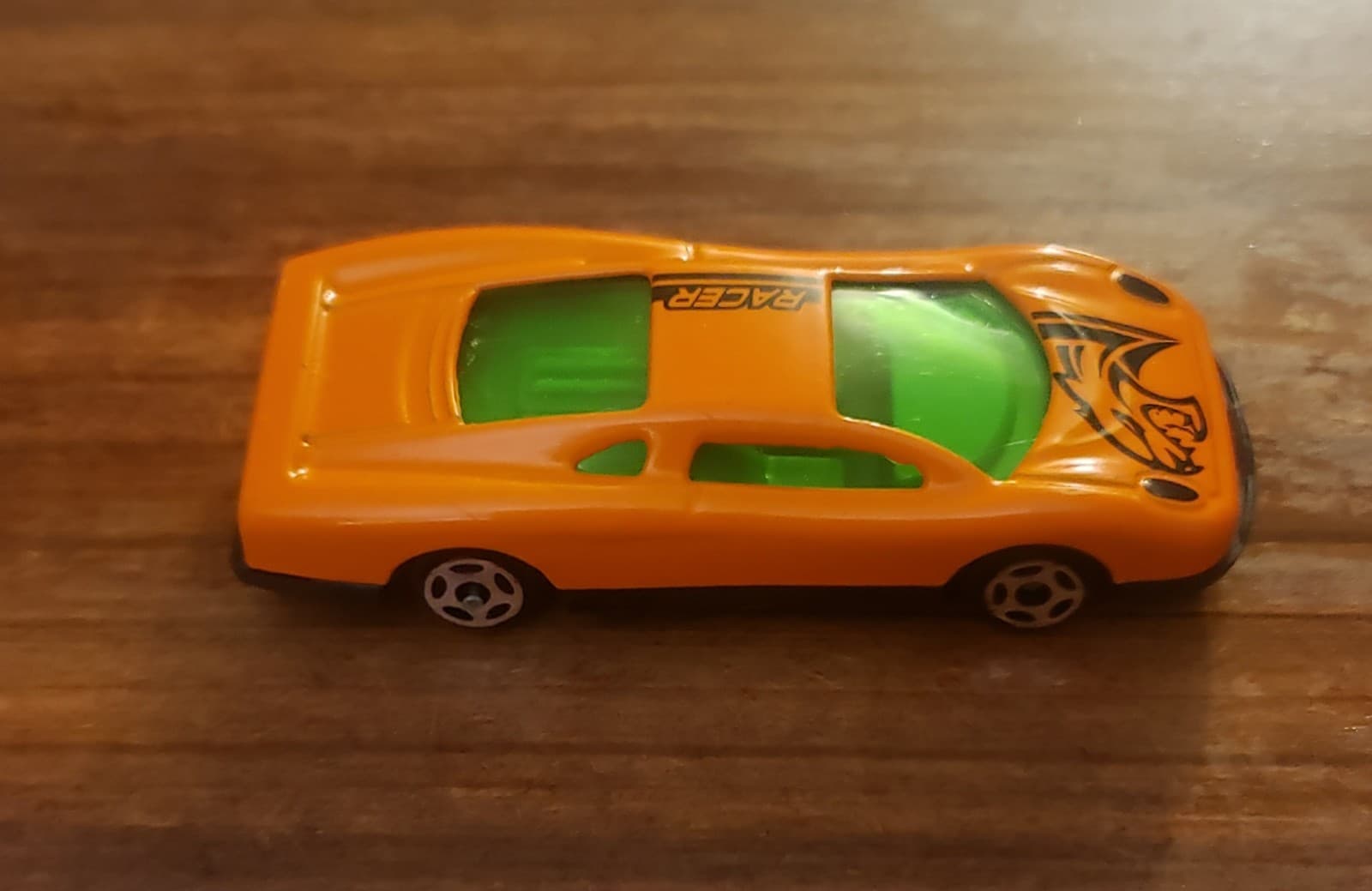 Greenbrier 9809 Sports Coupe Bright Orange Die Cast Toy Car Vehicle. - Image 1