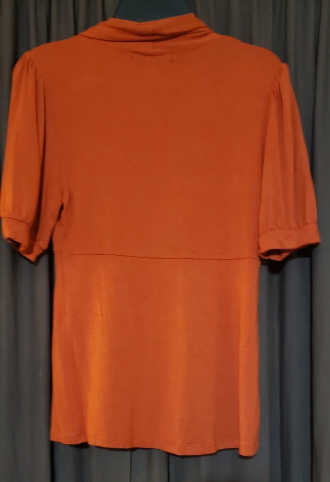 Banana Republic Orange 3/4 Sleeve Shirt - Thumbnail 3