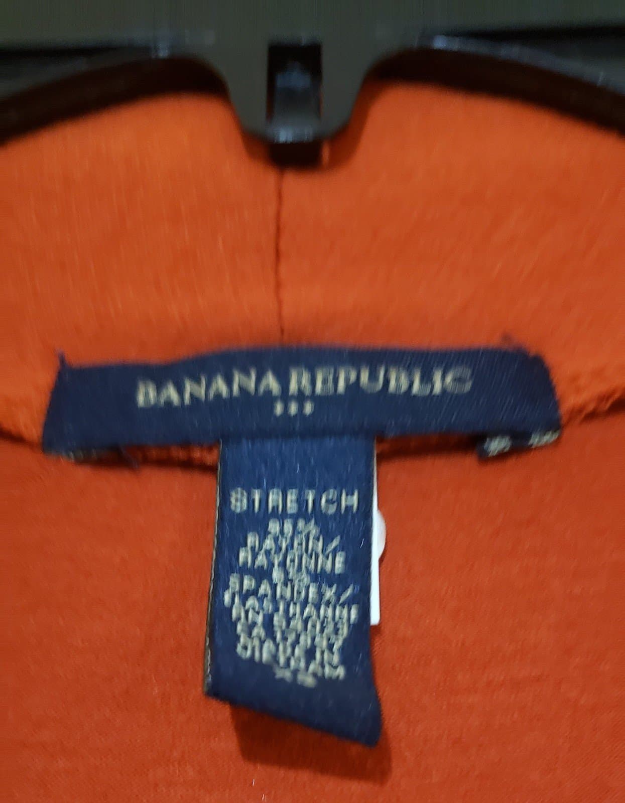 Banana Republic Orange 3/4 Sleeve Shirt - Thumbnail 2