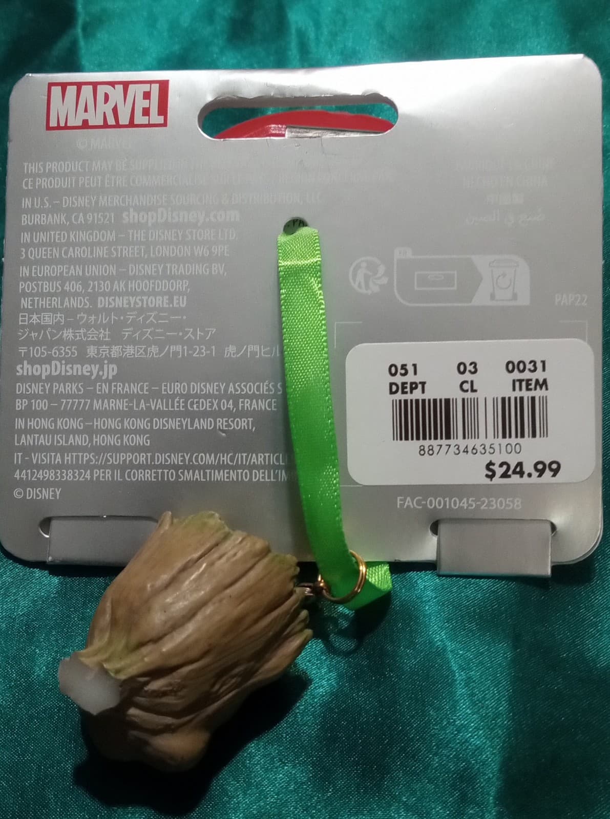 Disney Guardians of the Galaxy Groot Ornament - Thumbnail 3
