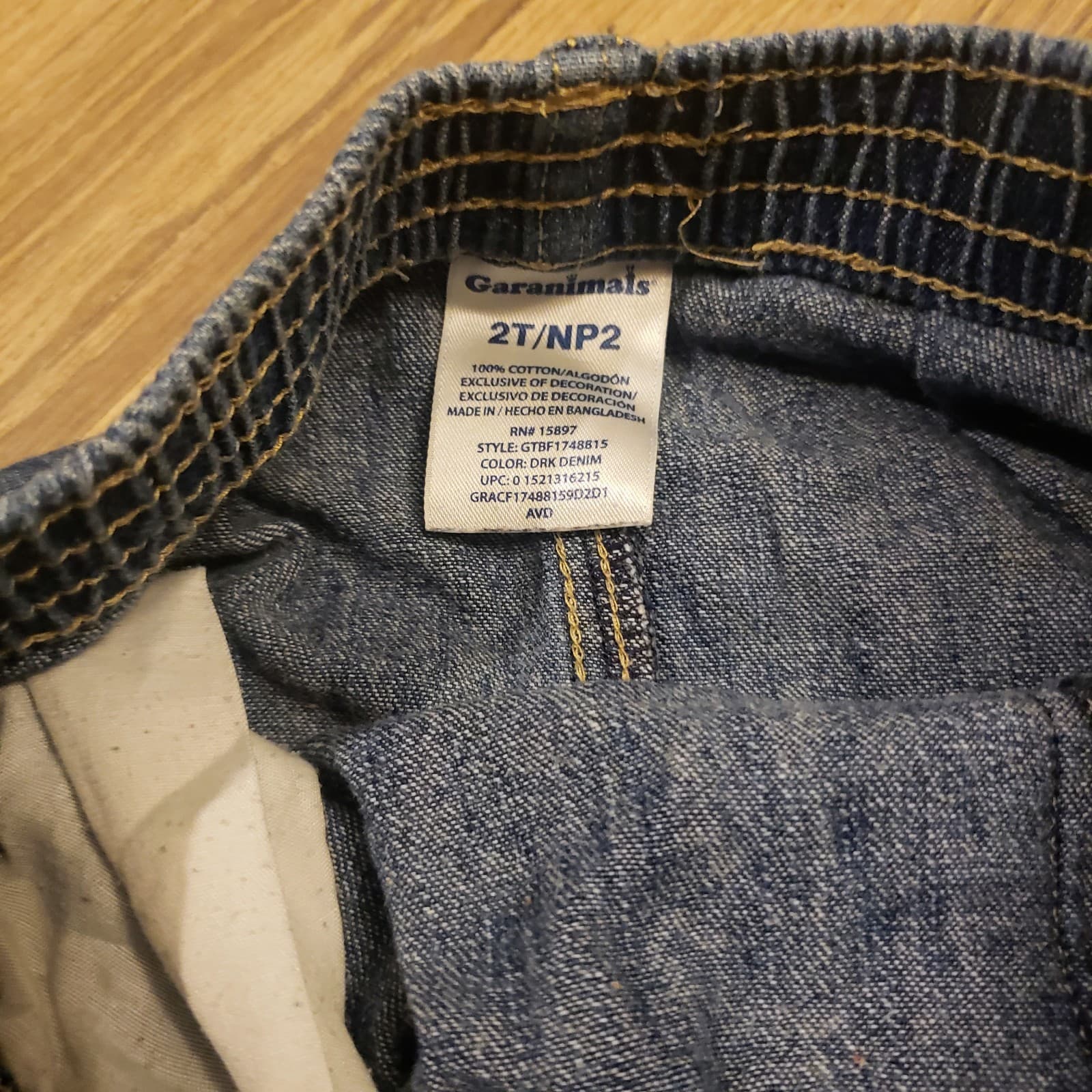 Garanimals Jeans. Size 2T - Thumbnail 2