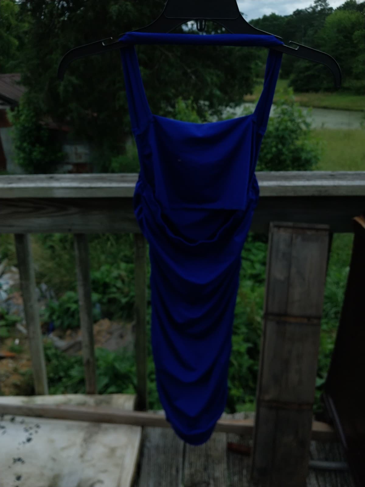 Shein Royal Blue Dress. Size XS - Thumbnail 3