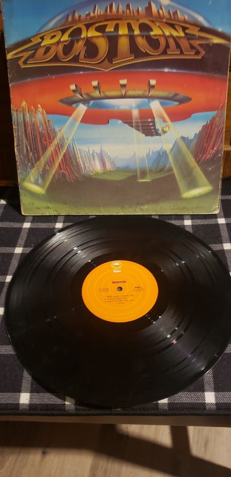 Boston vinyl record - Image 1