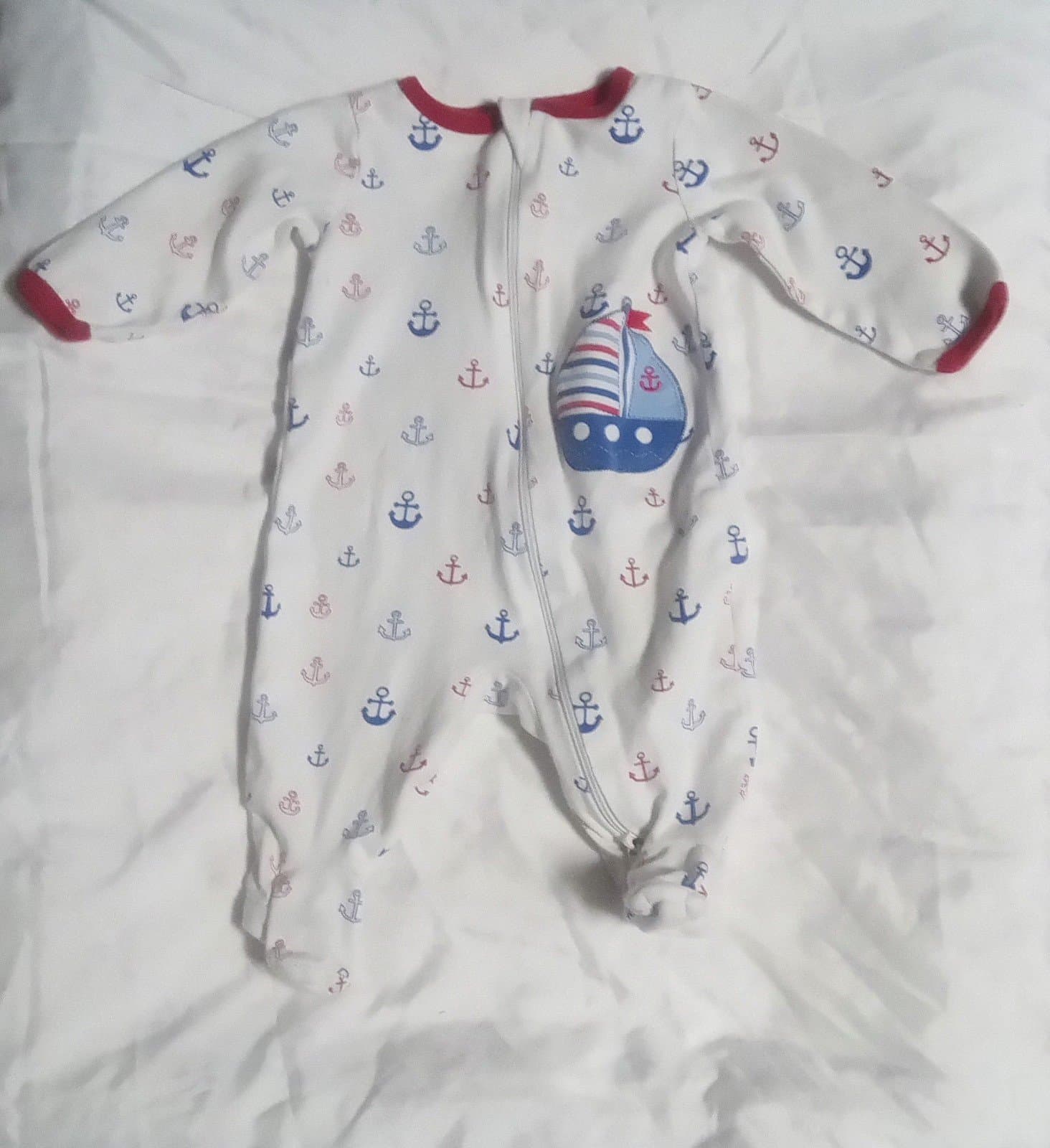 Wonder Nation onesie. Anchor designs. 0-3 months - Image 1