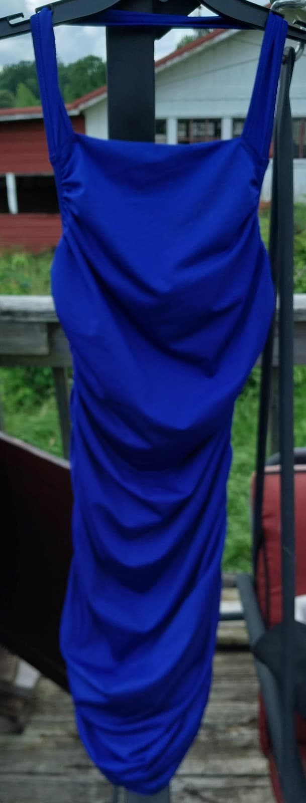 Shein Royal Blue Dress. Size XS - Thumbnail 2