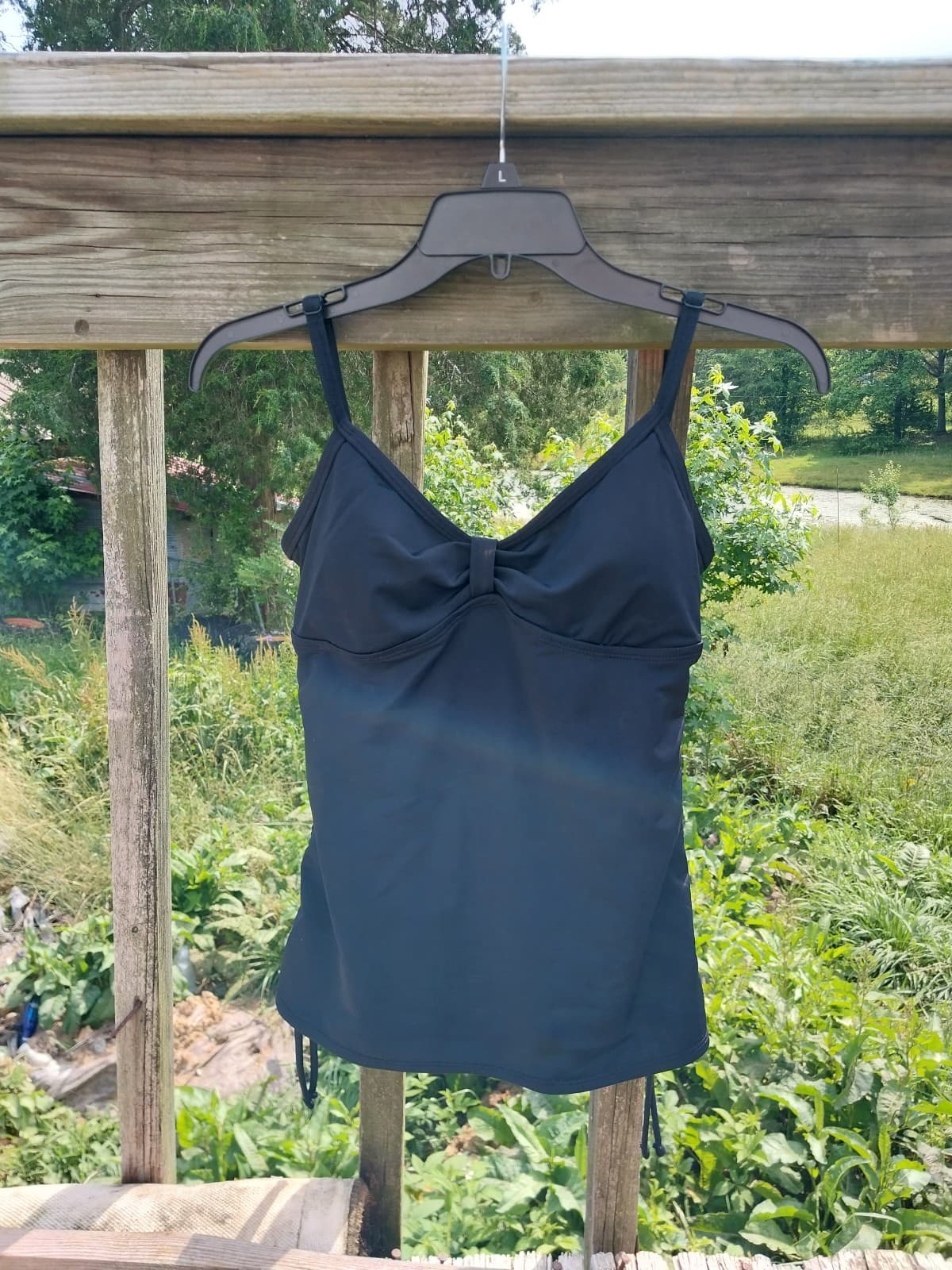 Merona Black Swimsuit Top - Image 1